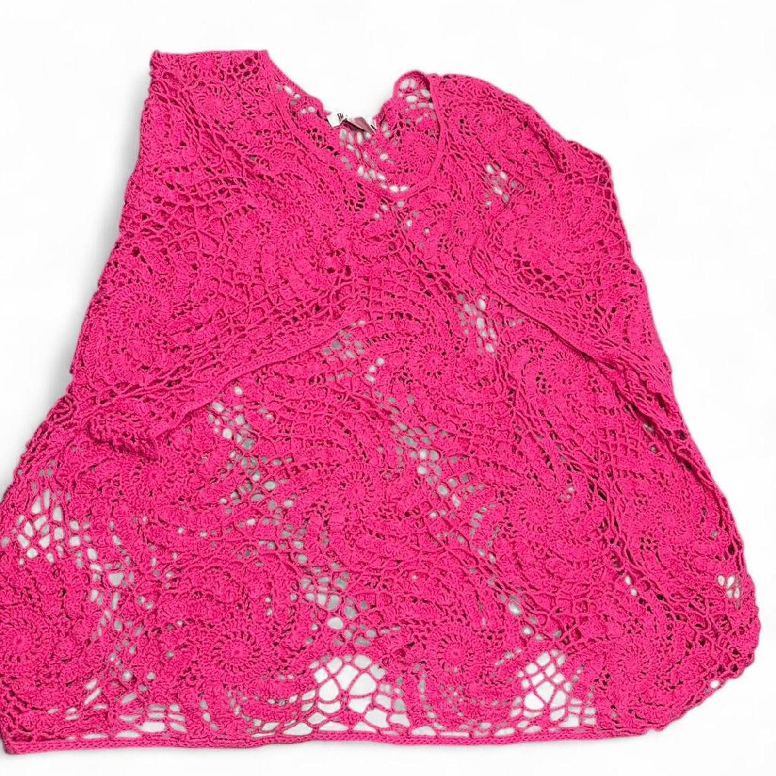 Other Hot pink crochet top #crochet Size M / US 6-8 / IT 42-44 - 1 Thumbnail