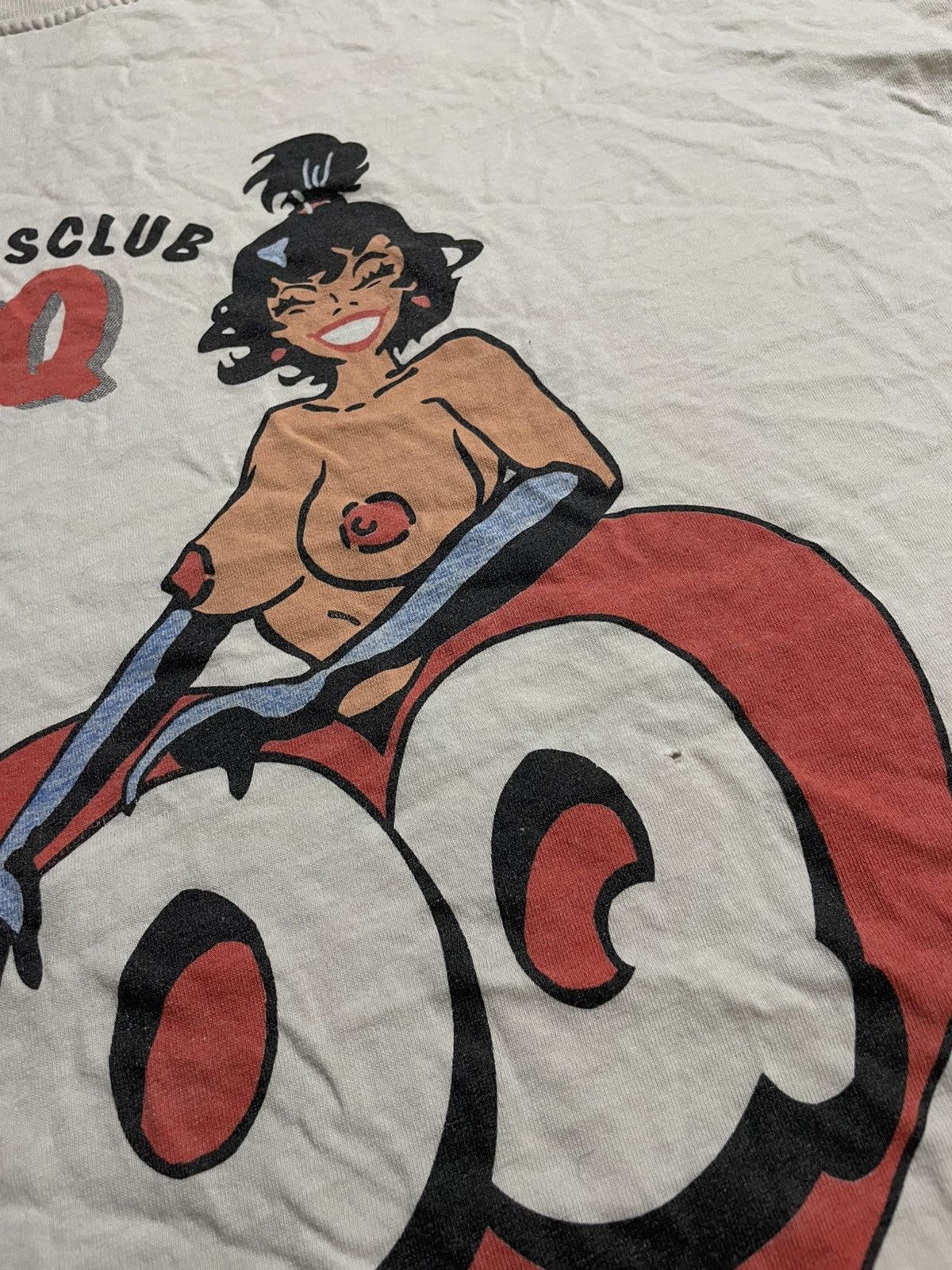 Anime × Gildan Vintage “Topless Club 69” Rotterdam Tee — Erotica Cartoon Size US L / EU 52-54 / 3 - 3 Thumbnail