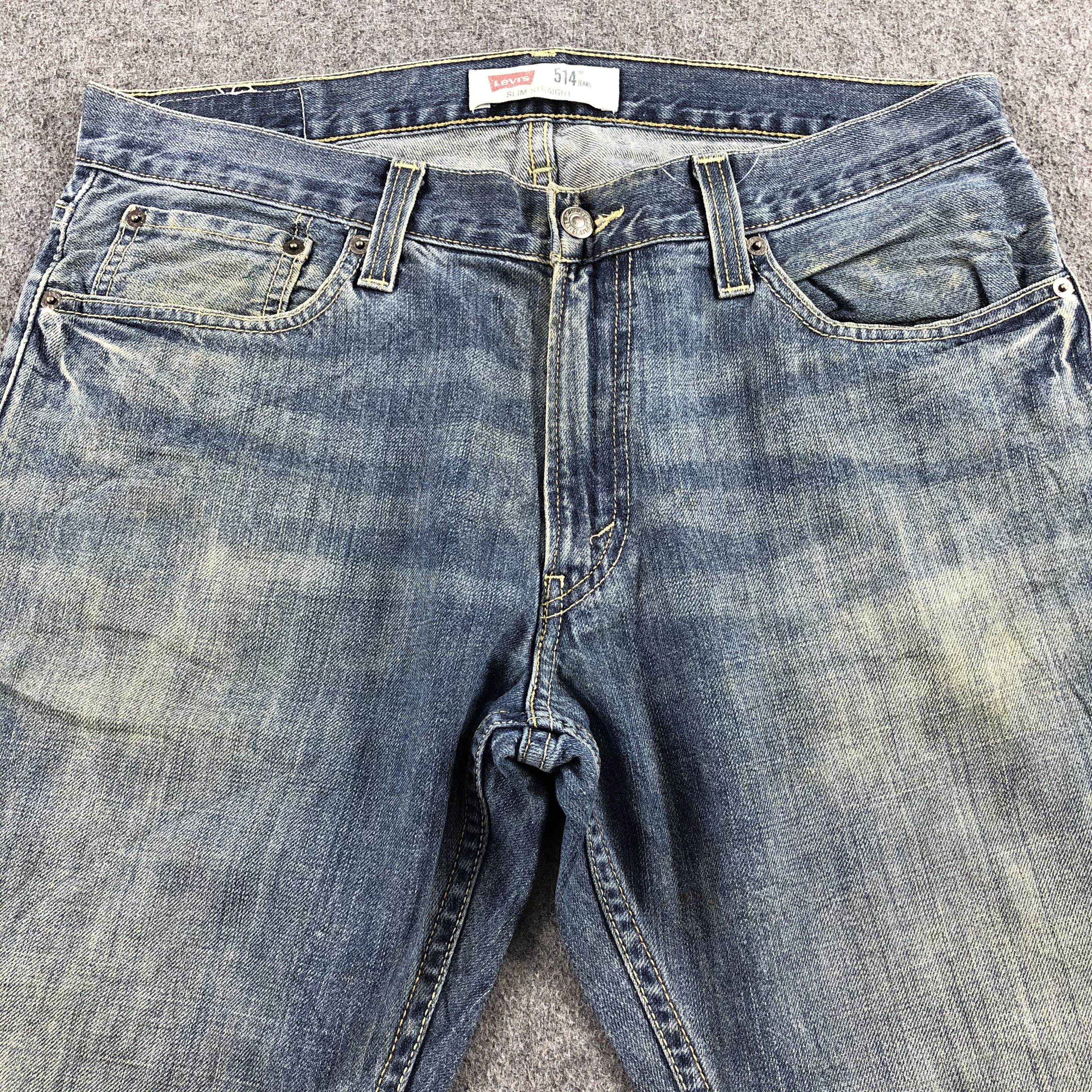 Levi's Vintage Blue Wash Levis 514 Jeans-J1997 Size US 36 / EU 52 - 3 Thumbnail