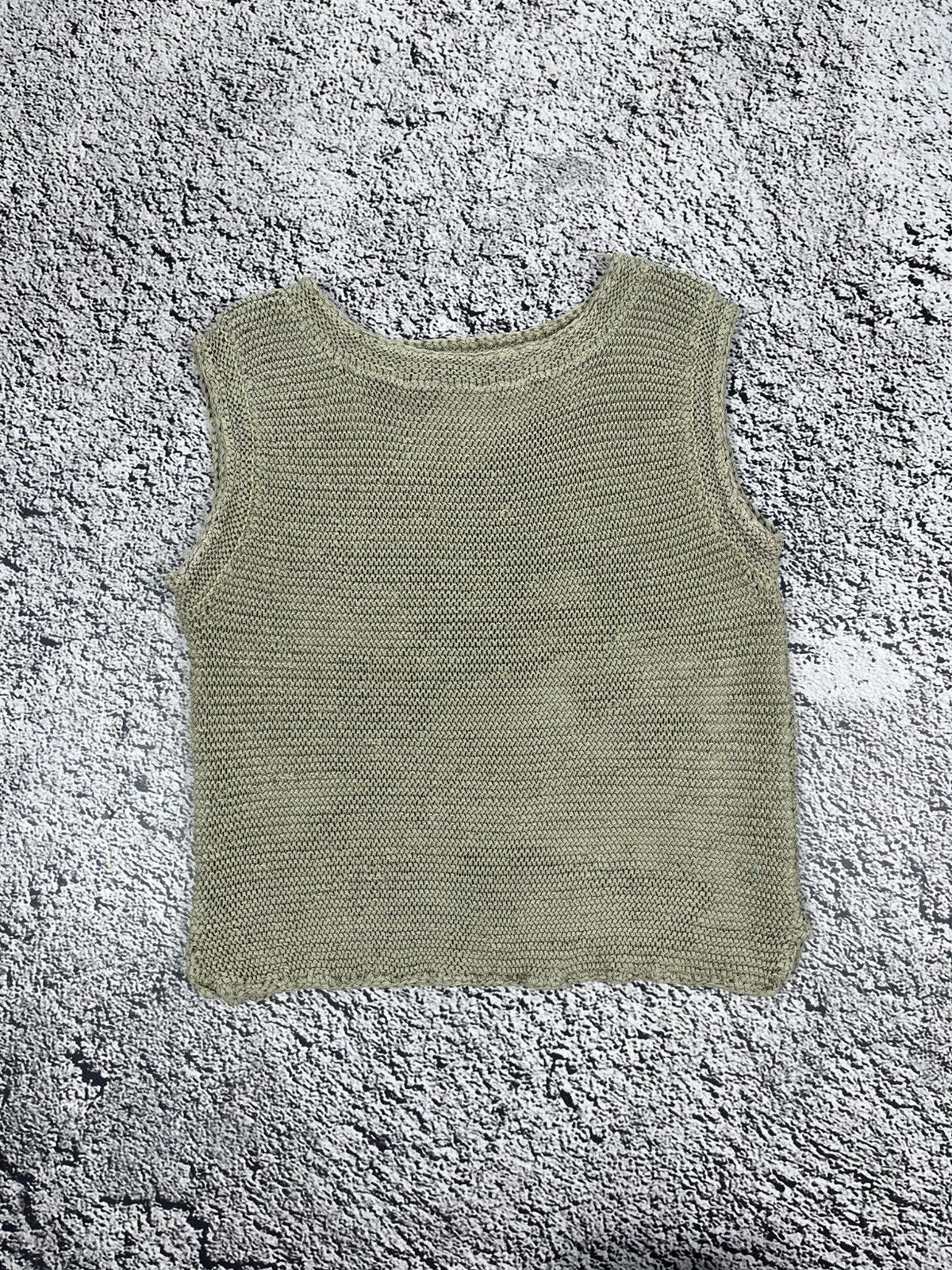 Linea Vintage Linea wicker sleeveless tank top vest size M Size M / US 6-8 / IT 42-44 - 1 Thumbnail
