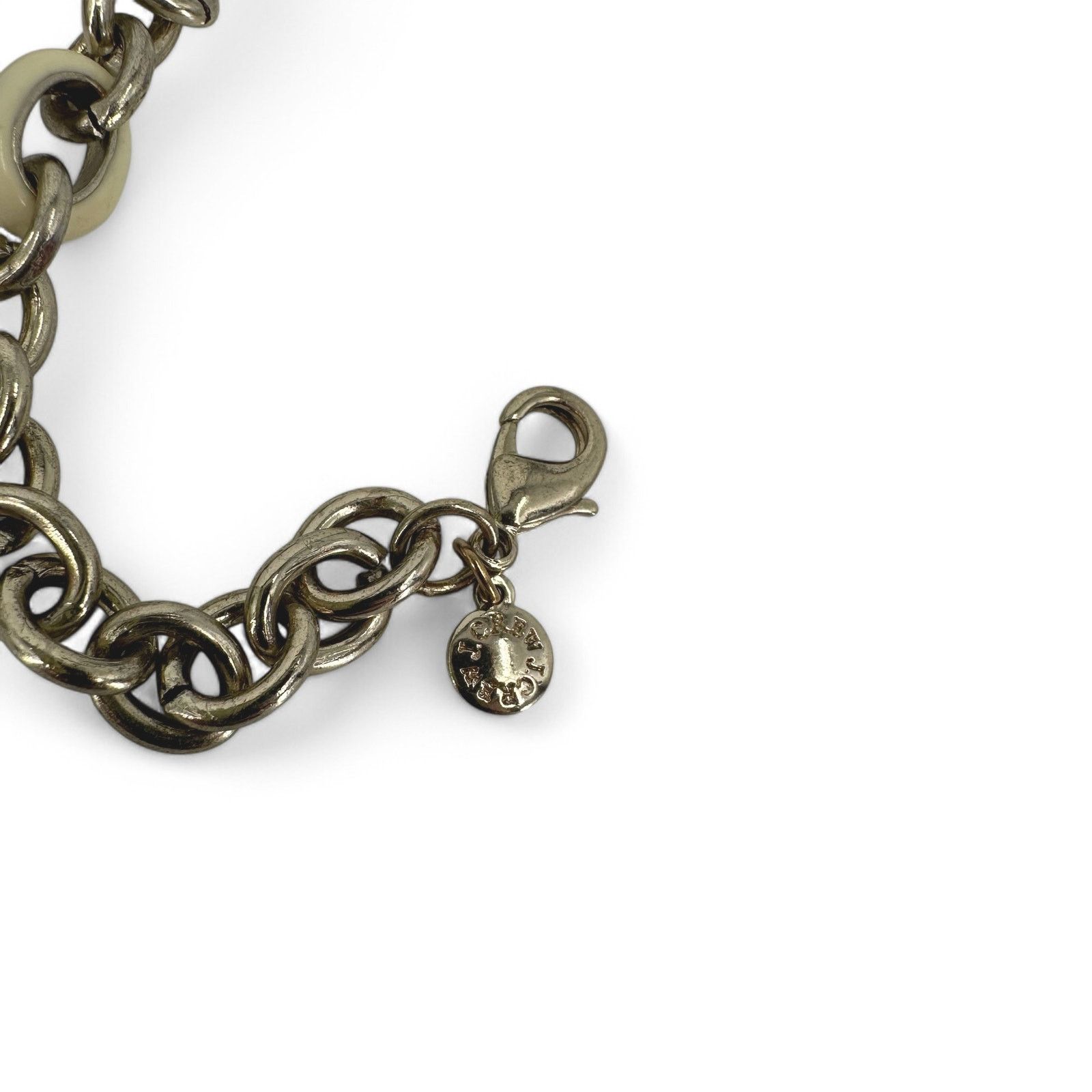 J.Crew J Crew Long Chain Necklace Gold Tone with Cream Enamel Links Size ONE SIZE - 4 Thumbnail
