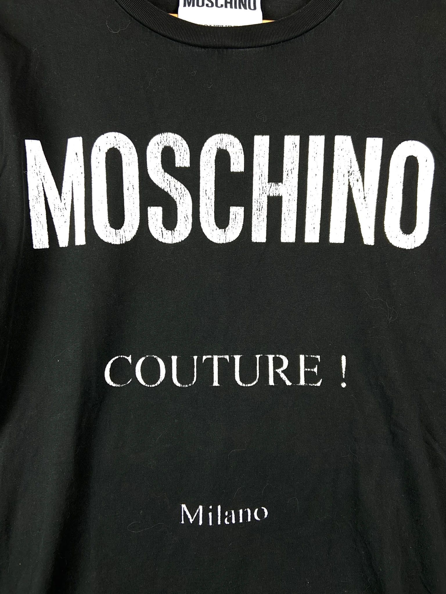 Moschino Moschino Couture Milano Black Tee M High End Size US M / EU 48-50 / 2 - 4 Thumbnail