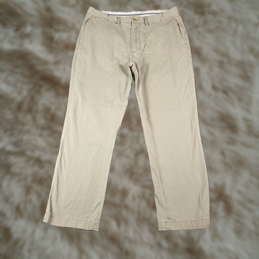 Ralph Lauren Ralph Lauren Chino Pants Mens 38x30 Beige Flat Front Casual Trousers Size US 38 / EU 54 - 1 Thumbnail