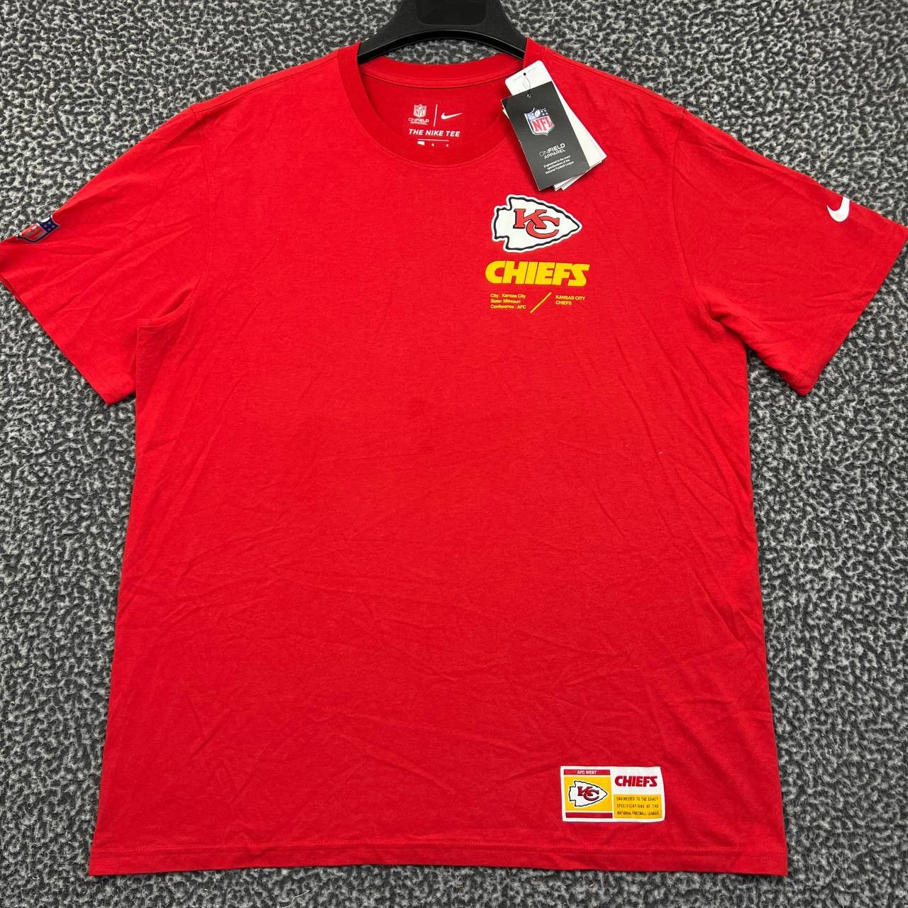 Nike Nike Dri-Fit Shirt Men Large Kansas City Chiefs NFL New L Size US L / EU 52-54 / 3 - 1 Thumbnail