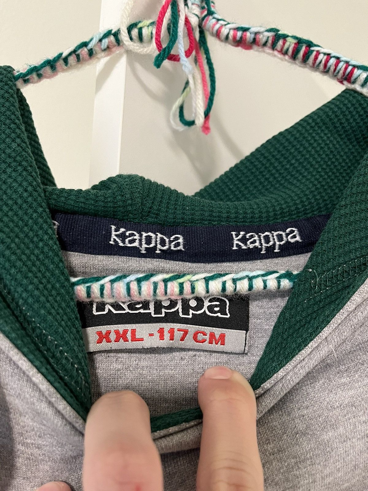 Kappa × Vintage Kappa Sweatshirt Size US XXL / EU 58 / 5 - 3 Thumbnail