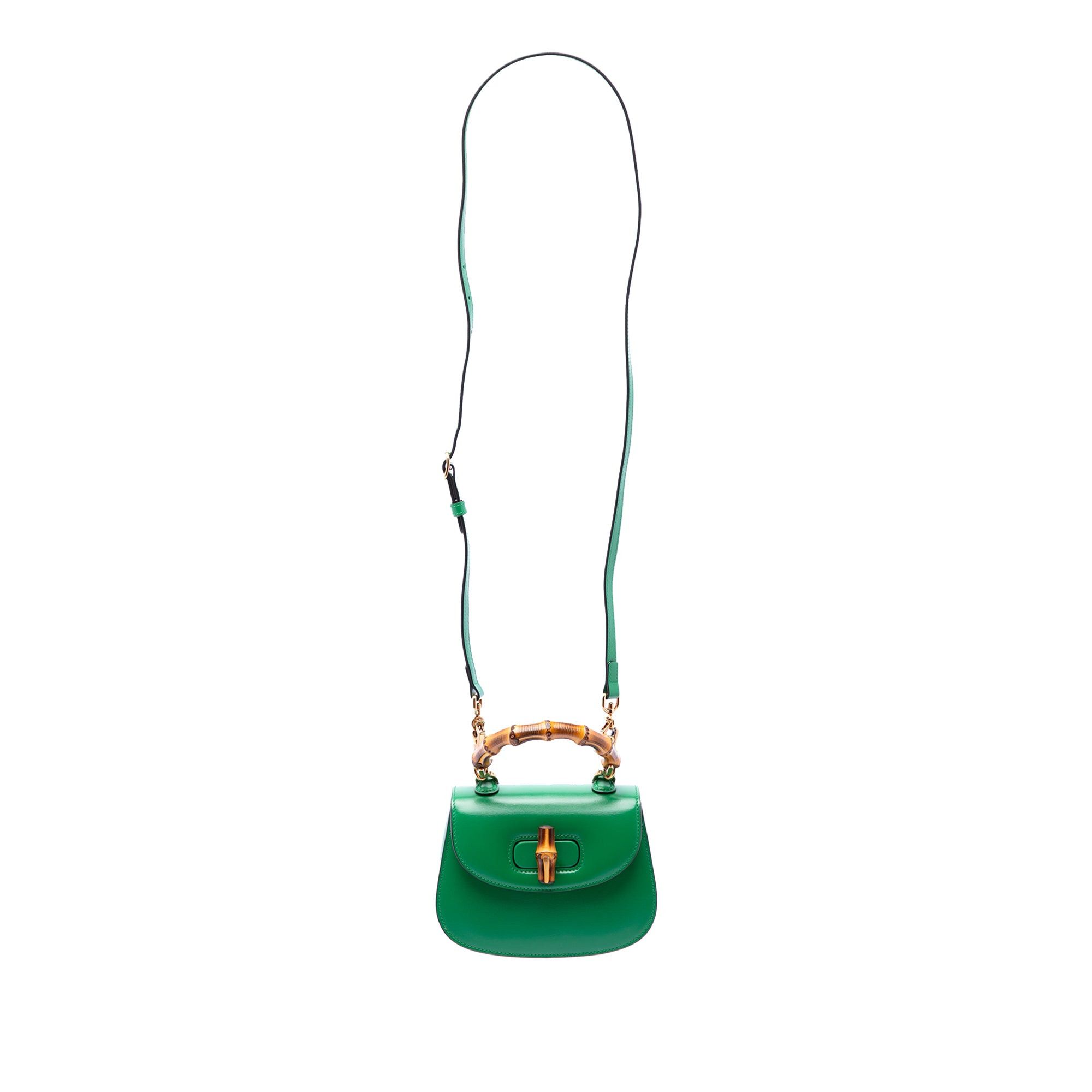 Gucci Mini Calfskin 1947 Bamboo Top Handle Bag Size ONE SIZE - 1 Thumbnail