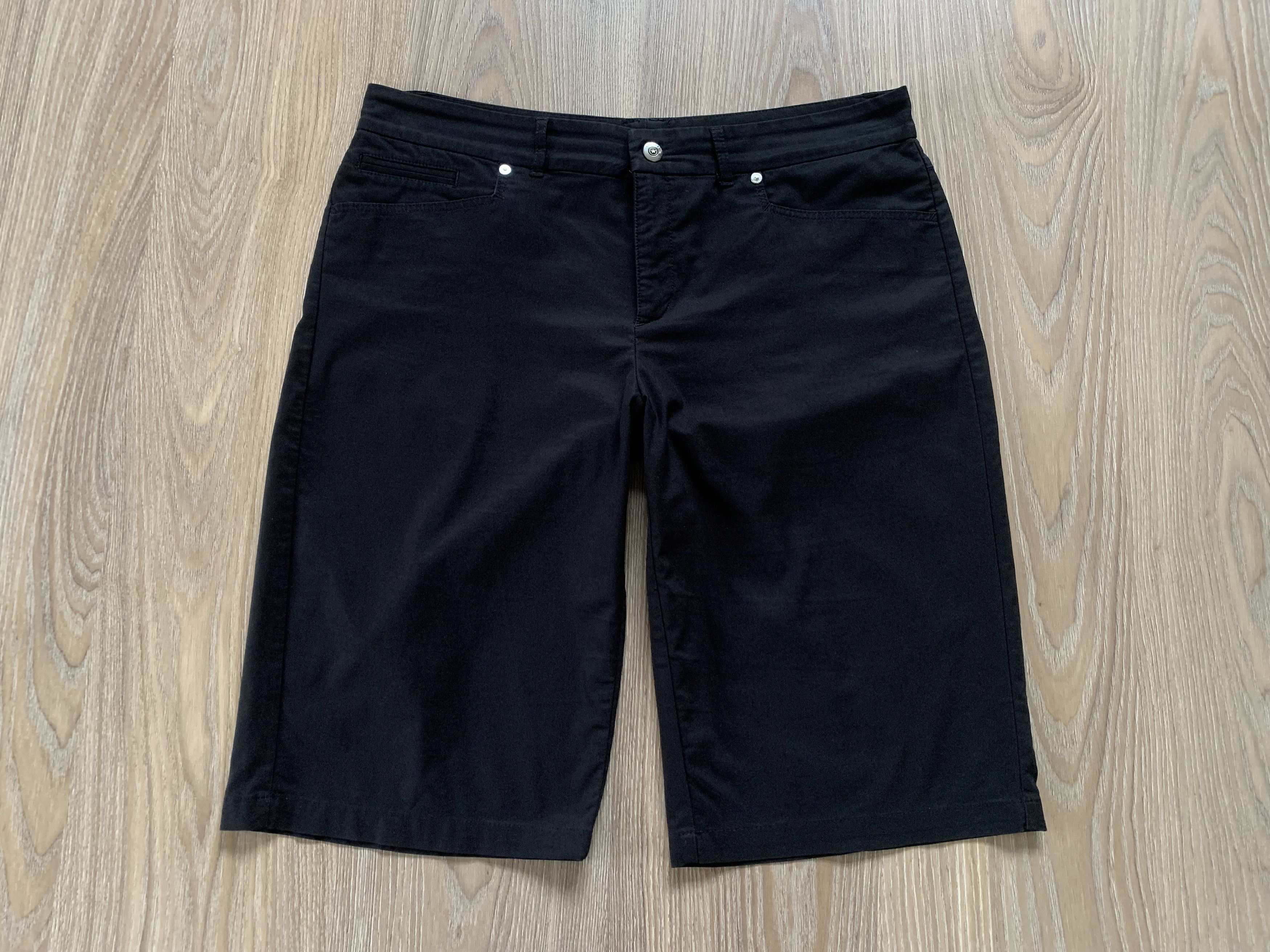 Bogner Bogner Vintage Black Cotton Shorts Size US 30 / EU 46 - 2 Thumbnail