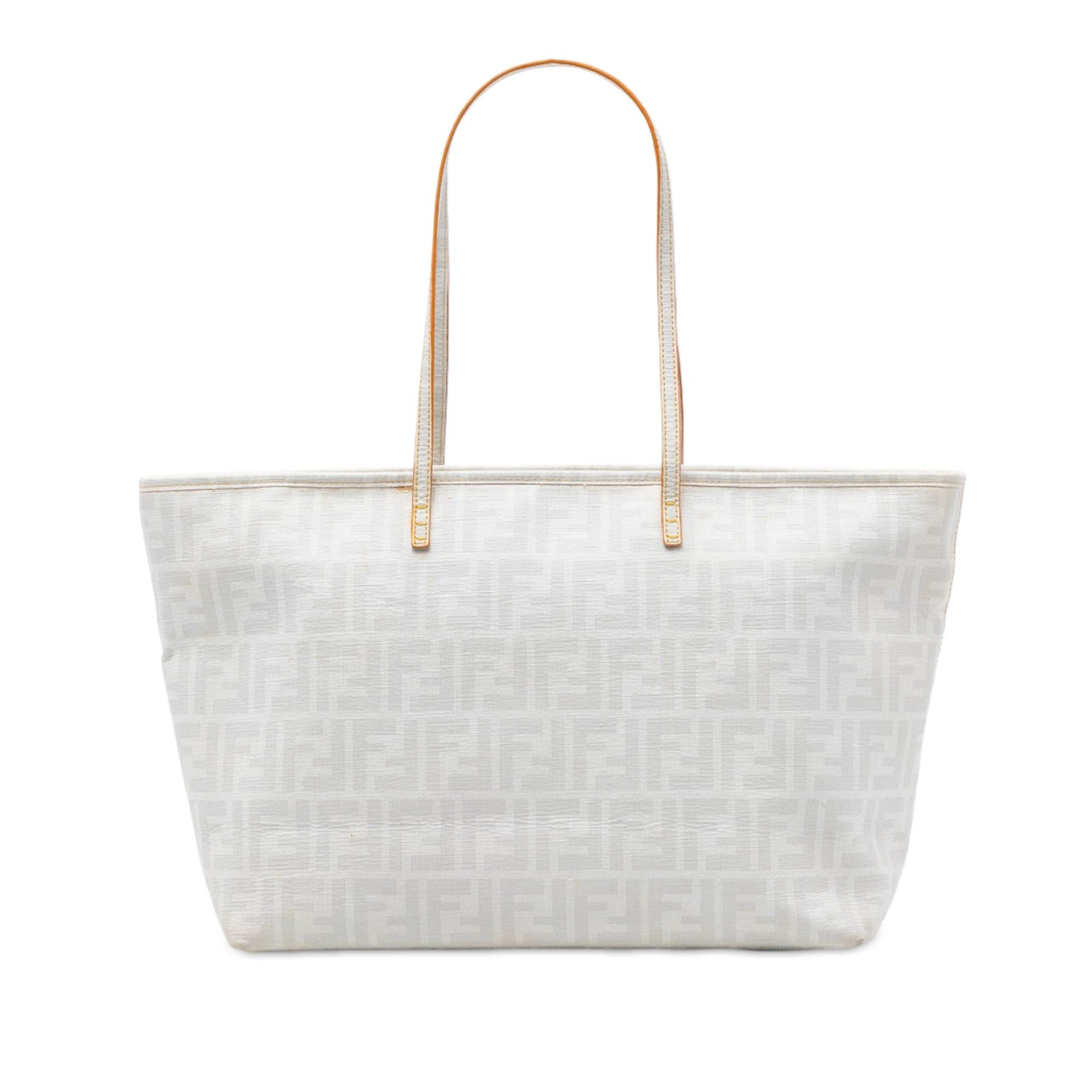 Fendi Medium Zucca Spalmati Roll Tote Size ONE SIZE - 1 Thumbnail