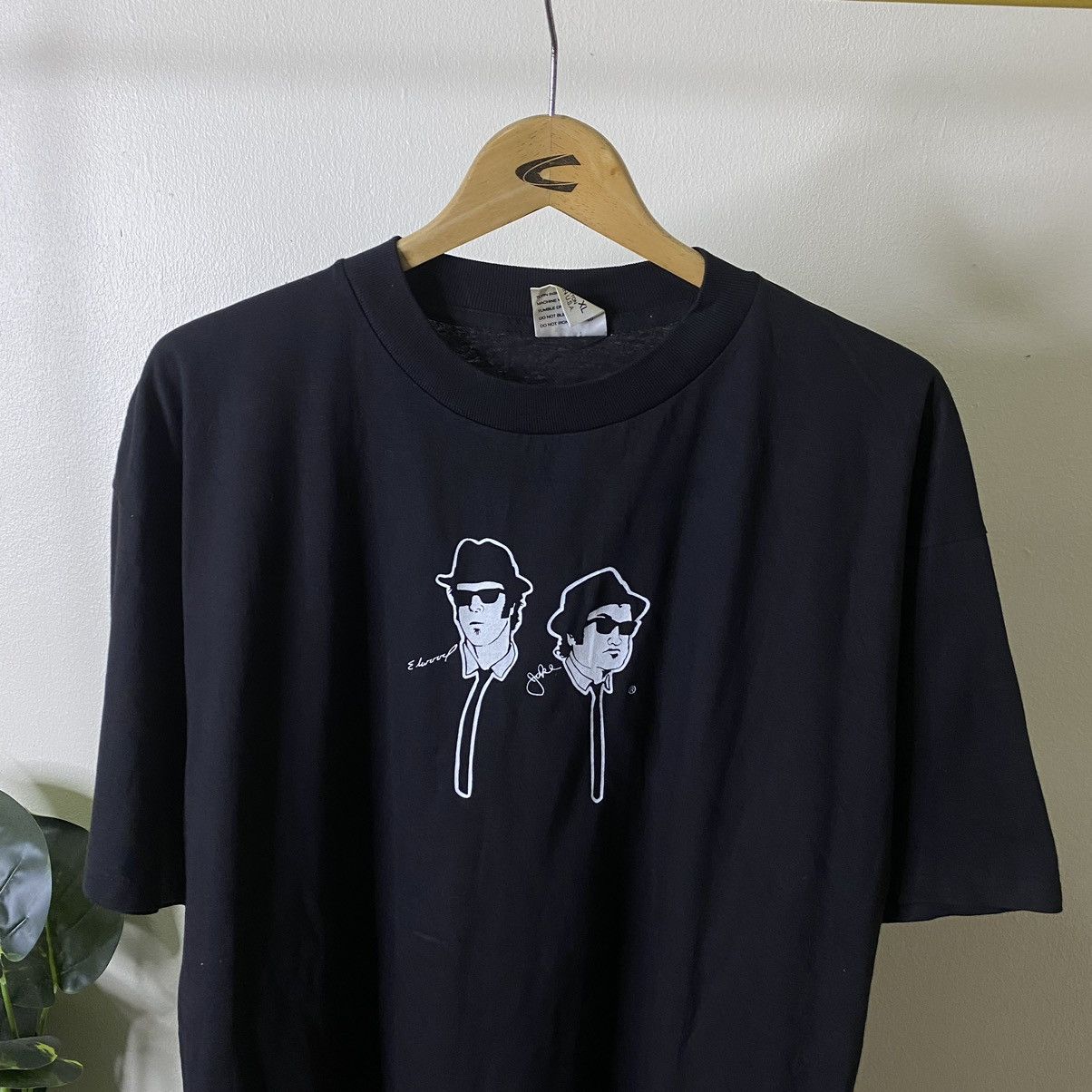 Vintage 1990s The Blues Brothers House of Blues Movie Promo T Shirt Size US XL / EU 56 / 4 - 2 Thumbnail