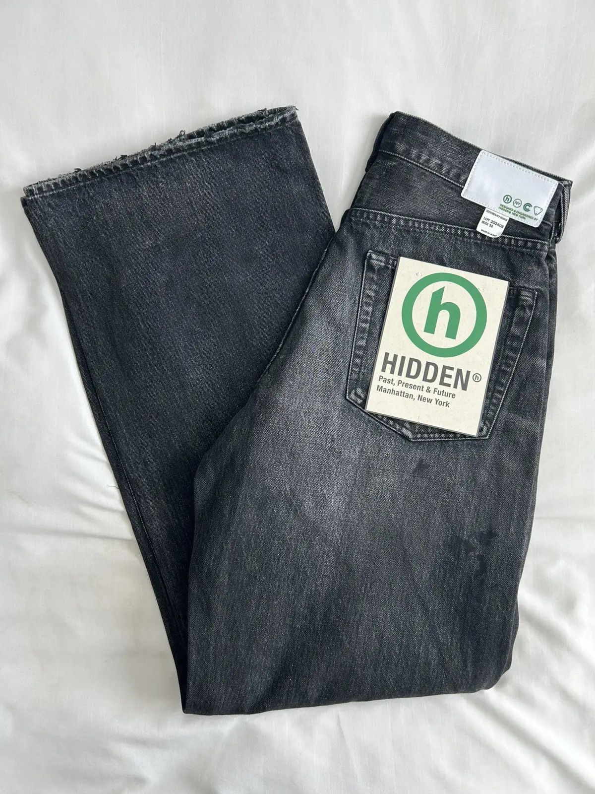 HIDDEN HIDDEN NY Trashed Baggy Denim Jeans size 32 Size US 32 / EU 48 - 3 Thumbnail