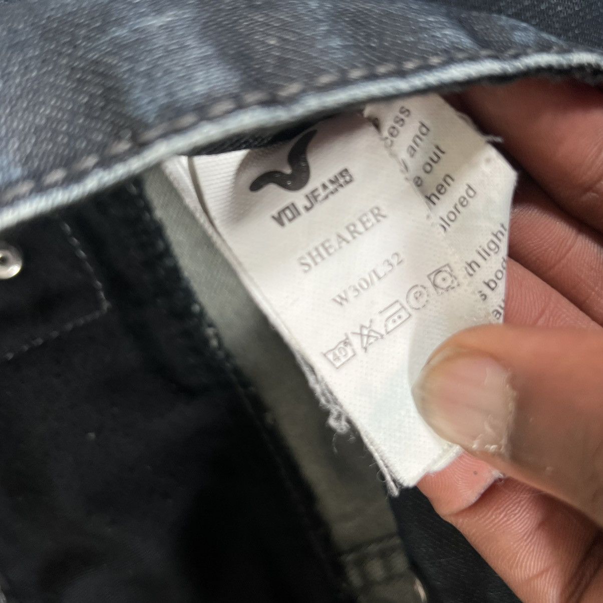 Voi Jeans Vtg VOI Jeans Y2K Denim Evisu Style Pockets Pants sz 28x31 Size US 28 / EU 44 - 10 Thumbnail