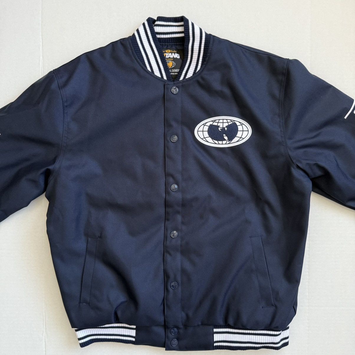 Wu-Tang Clan 🔴Wu-Tang Jacket Size Large All City Bomber Navy Blue Wu-Wear Size US L / EU 52-54 / 3 - 4 Thumbnail