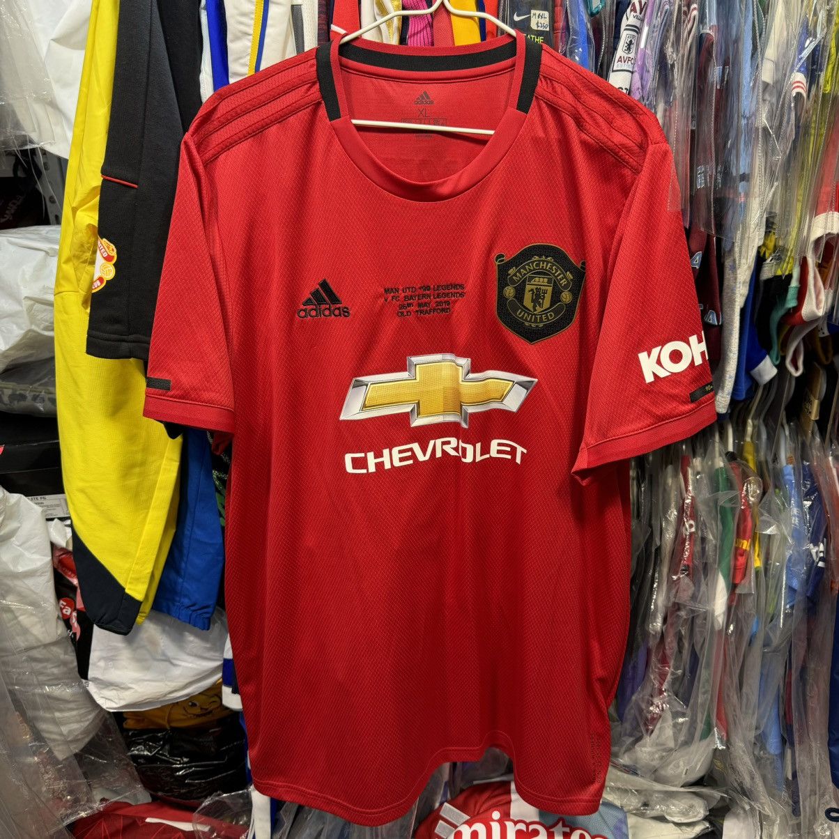 Adidas Manchester united 19/20 home shirt 99 legends #7 beckham Size US XL / EU 56 / 4 - 1 Thumbnail