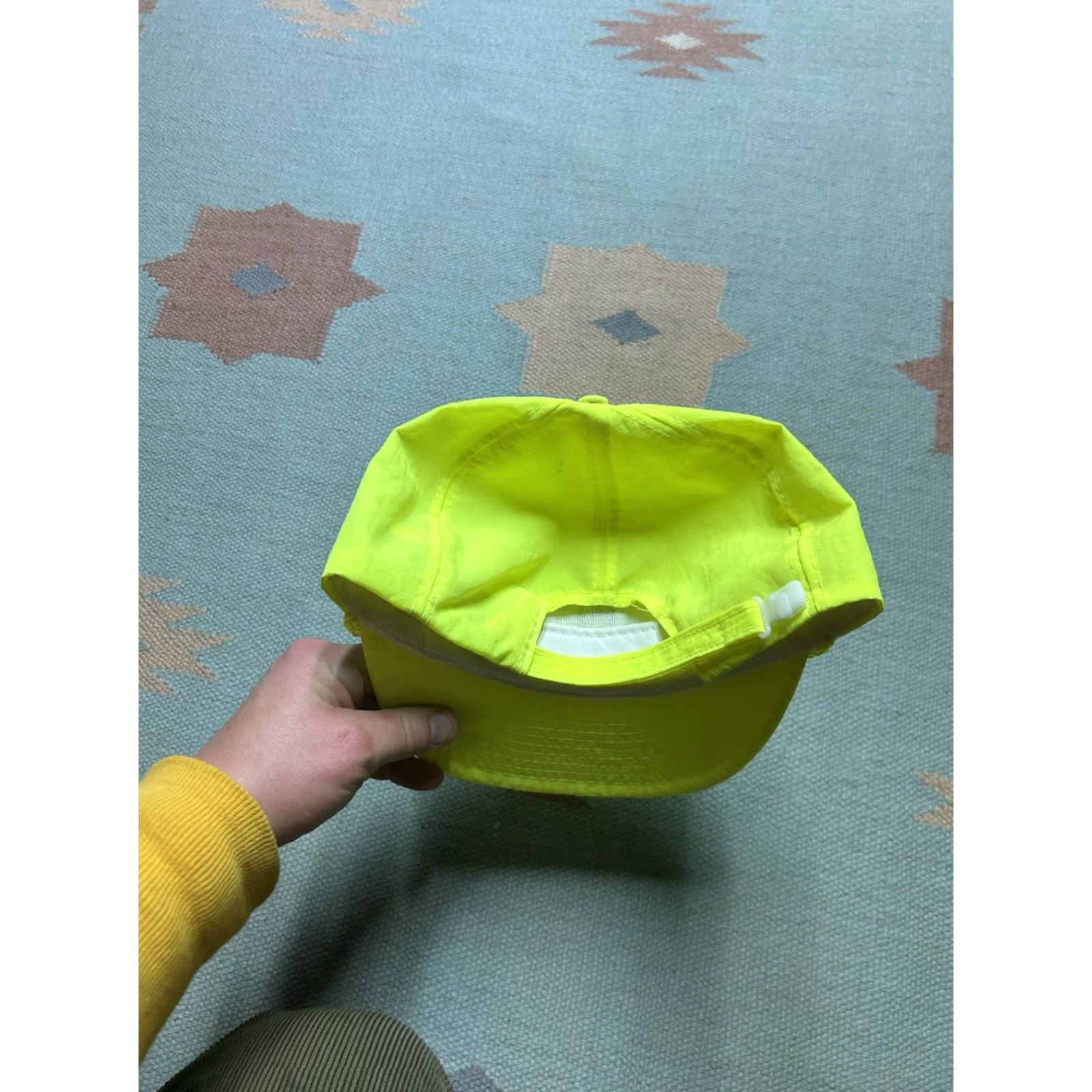 Vintage VINTAGE Strapback Hat Cap The Rarely Herd Yellow Adjustable Snapback Men Music Accessories Size ONE SIZE - 4 Thumbnail