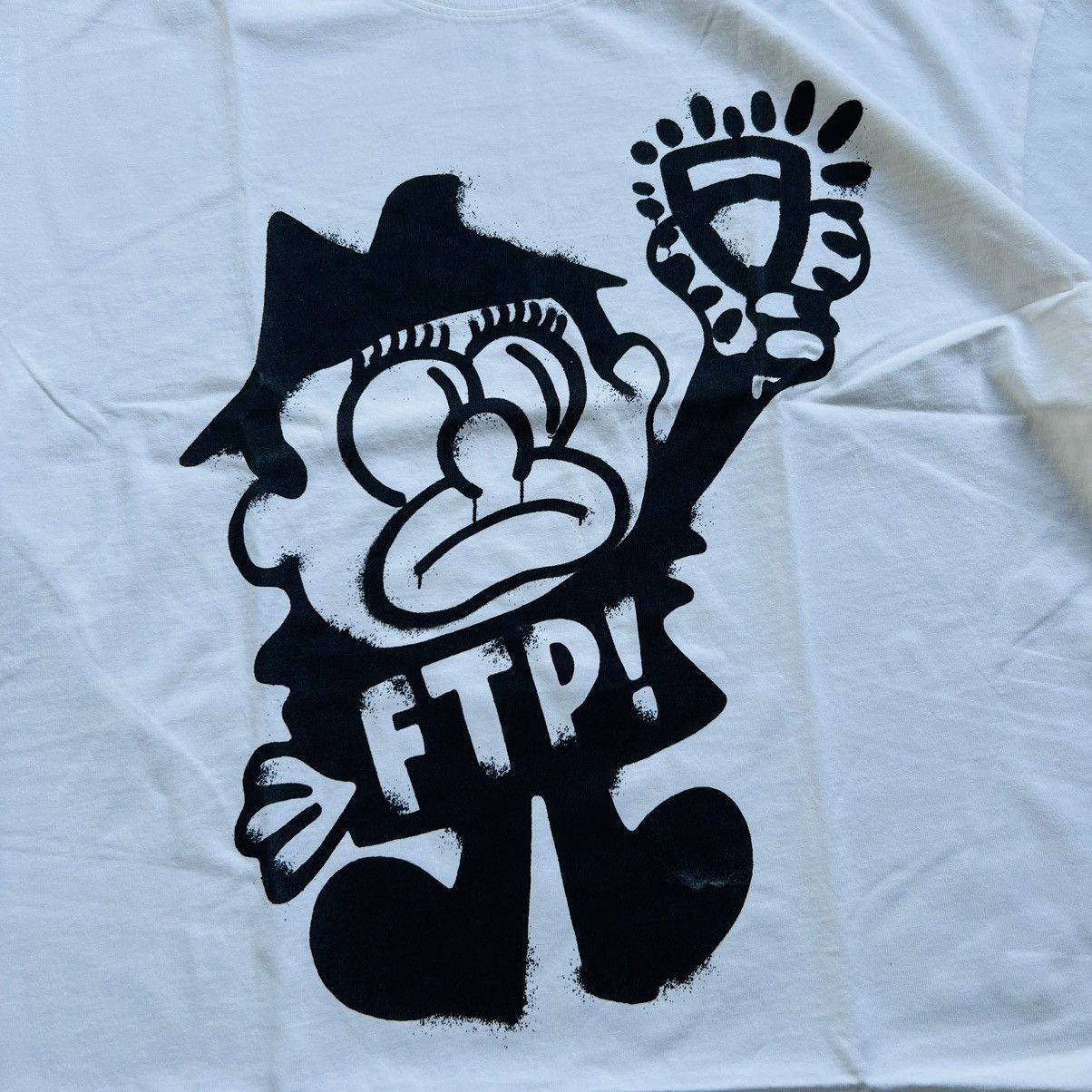 Famous Stars And Straps × Fuck The Population Off White FTP + Slawn Boris White size XL T-shirt Size US XL / EU 56 / 4 - 2 Thumbnail