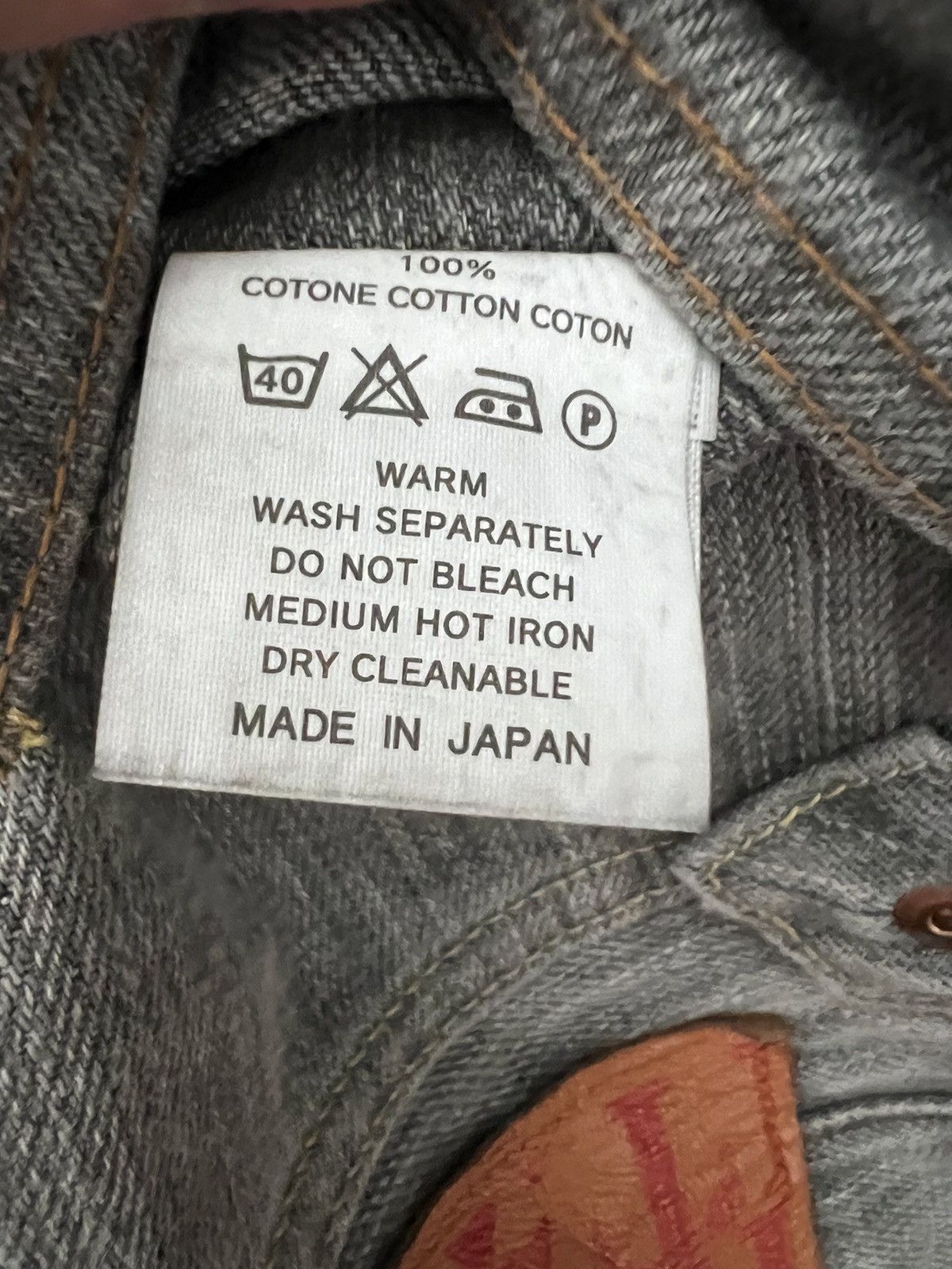 Kapital Kapital Grey Black Denim Jeans Size US 31 - 7 Thumbnail
