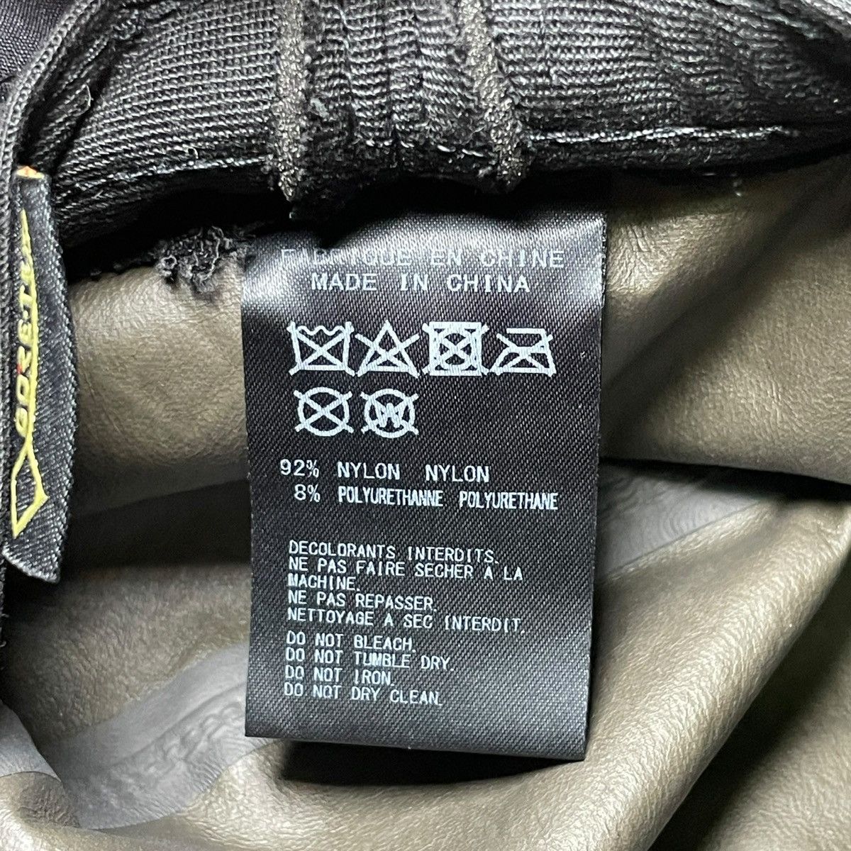 Yohji Yamamoto Yohji Yamamoto Pour Homme x New Era Gore-tex Logo Bucket Hat Size ONE SIZE - 12 Thumbnail