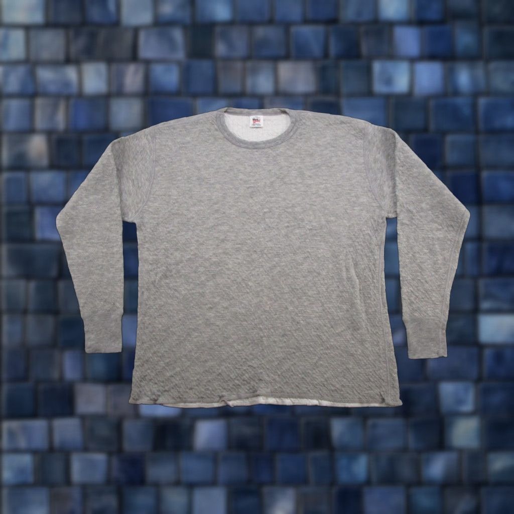 Vintage VINTAGE Work N Sport Wool Blend Thermal Base Layer Gray USA Made Mens 2XL Tall Size US XXL / EU 58 / 5 - 1 Thumbnail