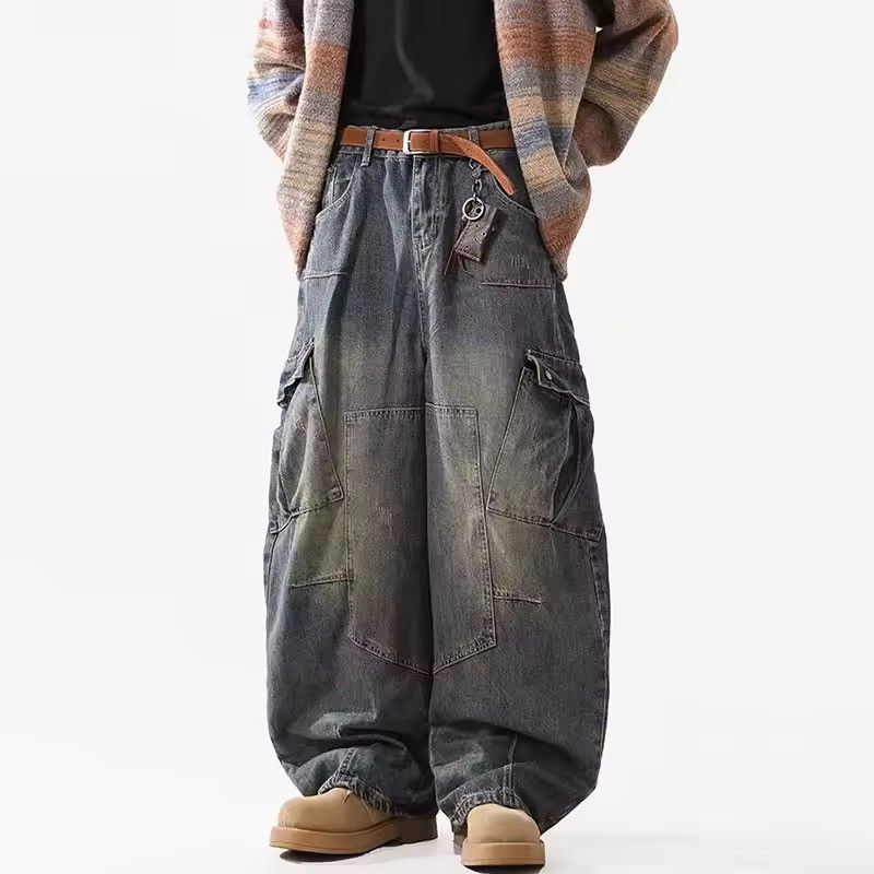 Jean Fujiwara x Kazue Wide Leg Baggy Jeans Size US 35 - 4 Thumbnail