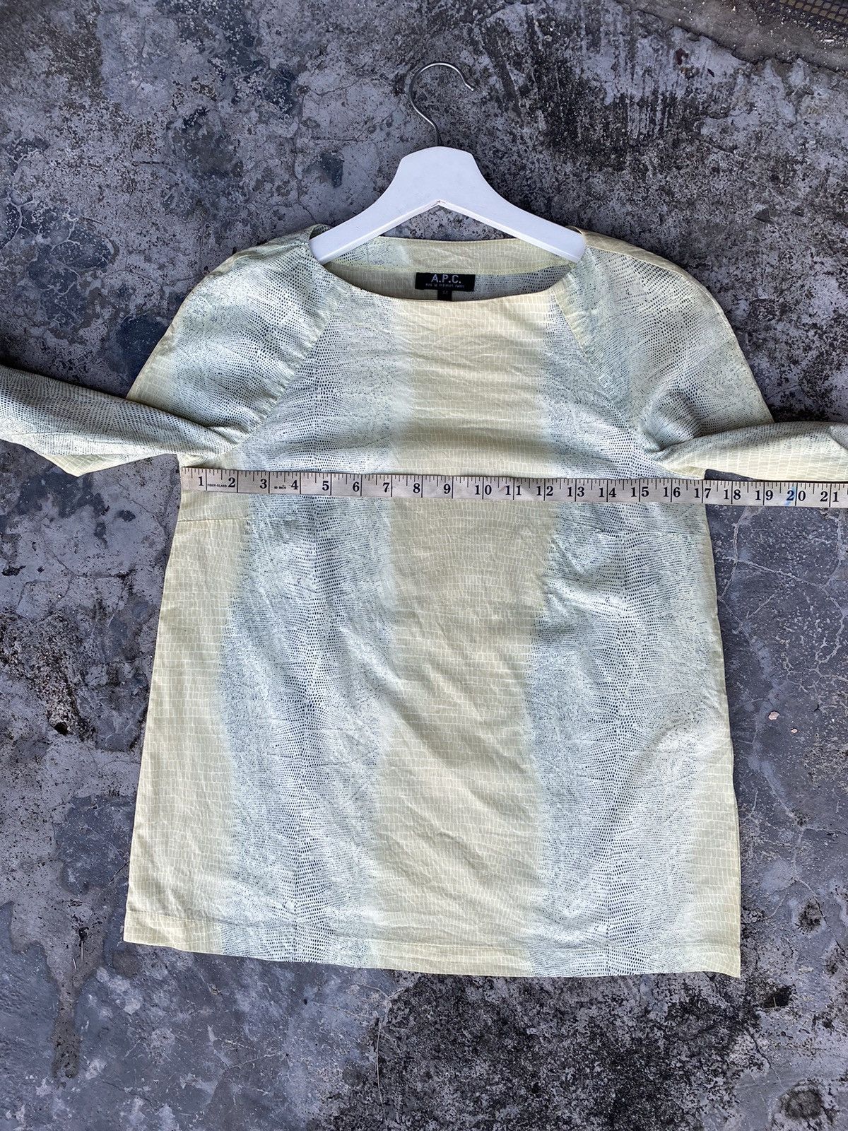 A.P.C. × French Connection × Schneiders A.P.C Rue De Fleurus Paris Blouse Size M / US 6-8 / IT 42-44 - 8 Thumbnail