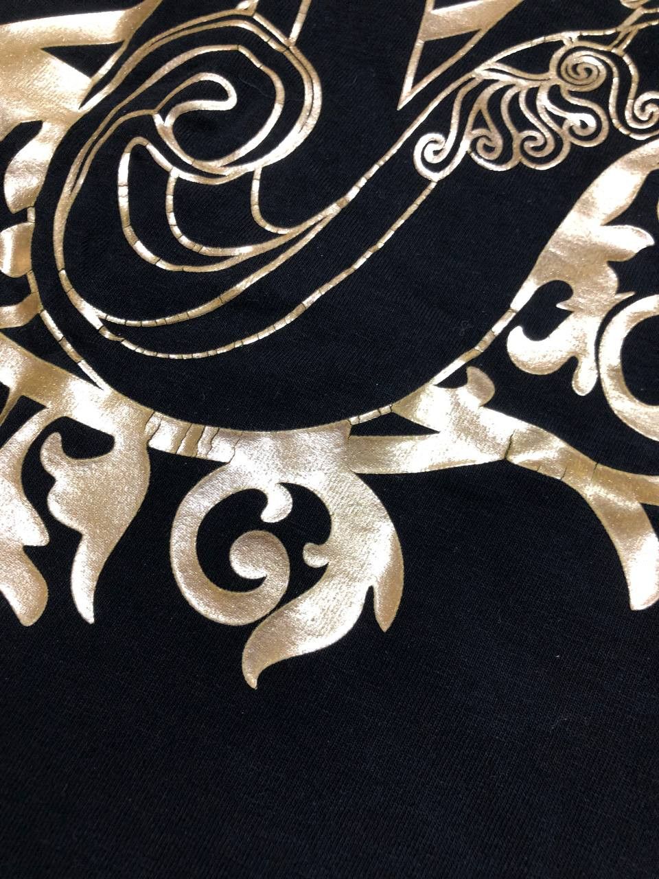 Versace Jeans Couture Luxury Versace Jeans T-shirt Big Logo Gold Rare Size US L / EU 52-54 / 3 - 9 Thumbnail