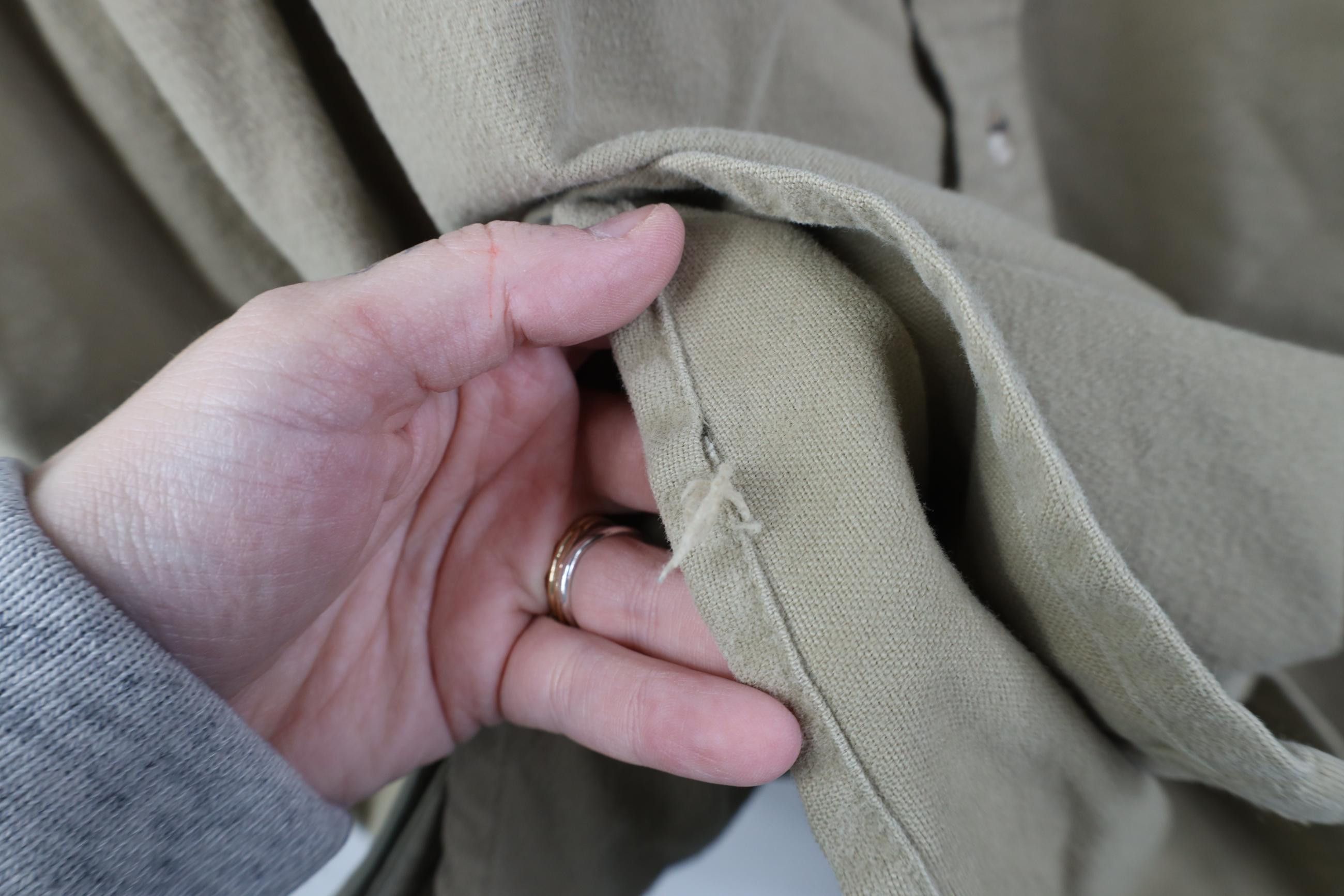 Vintage Vintage 70s Streetwear Cloth Collared Button Shirt USA Size US XL / EU 56 / 4 - 4 Thumbnail