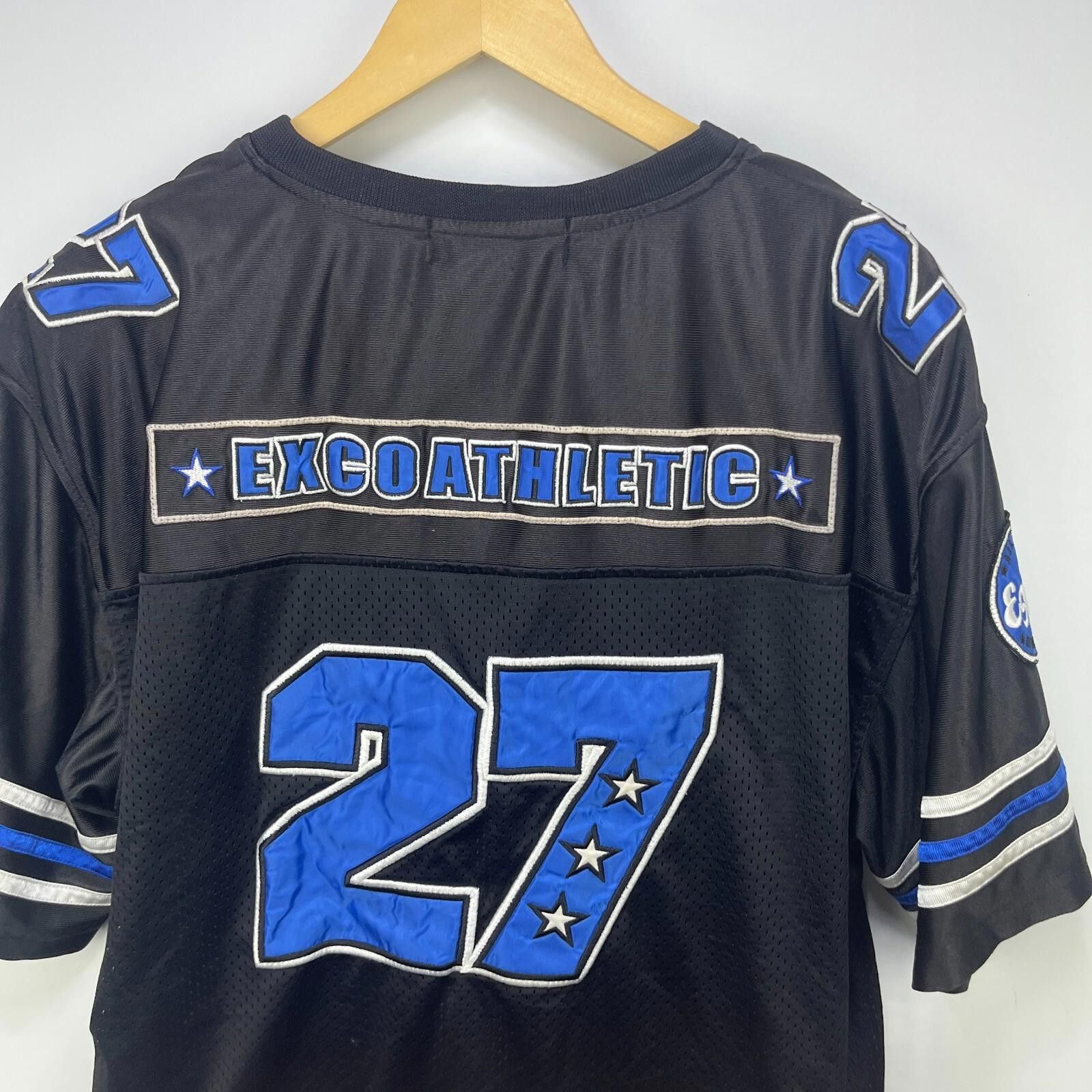 Armani Exchange Vintage Exco Athletic Y2K Baggy Hip Hop Jersey Large Size US L / EU 52-54 / 3 - 8 Thumbnail