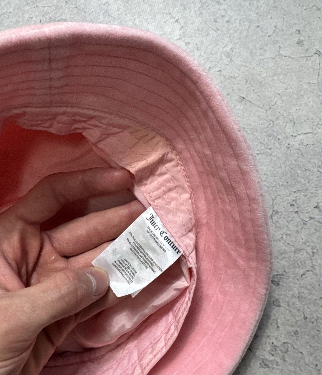 Juicy Couture Juicy Couture Women’s Panama Hat Big Logo Pink Size ONE SIZE - 3 Thumbnail