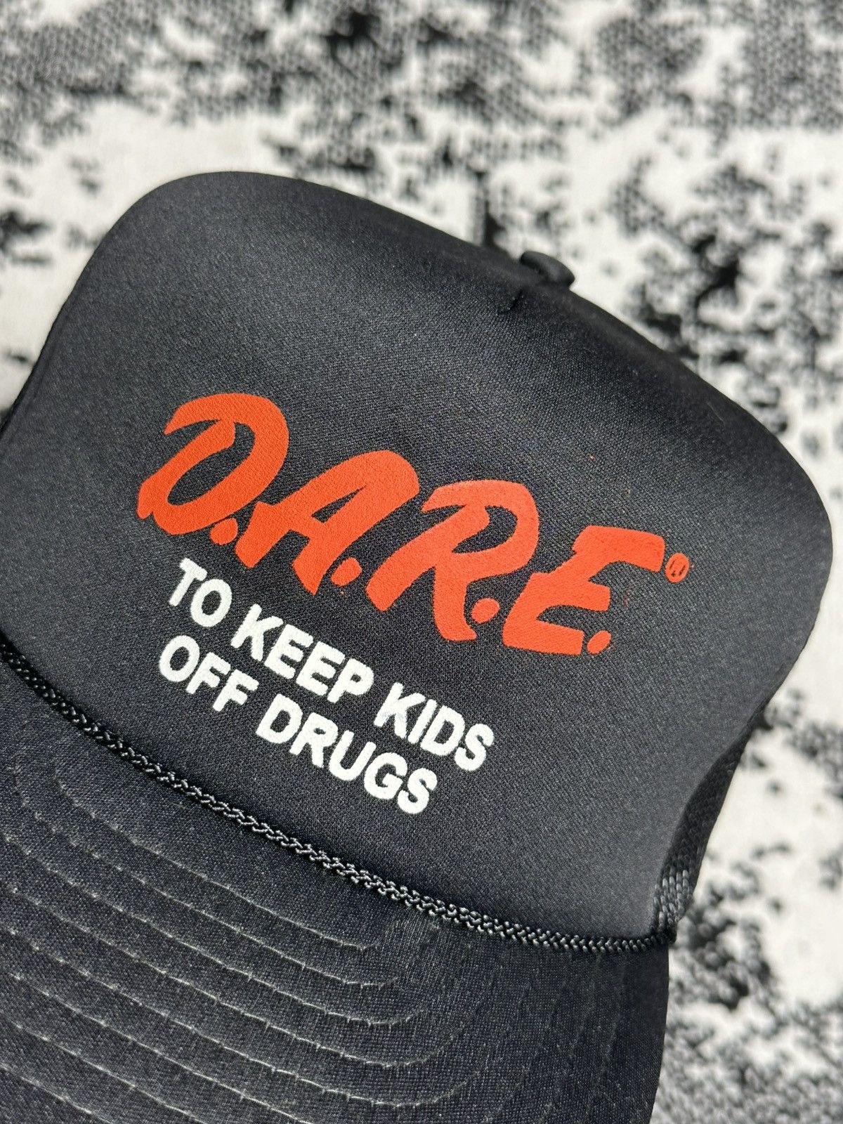 Band Tees Vintage DARE Trucker Hat Size ONE SIZE - 2 Thumbnail