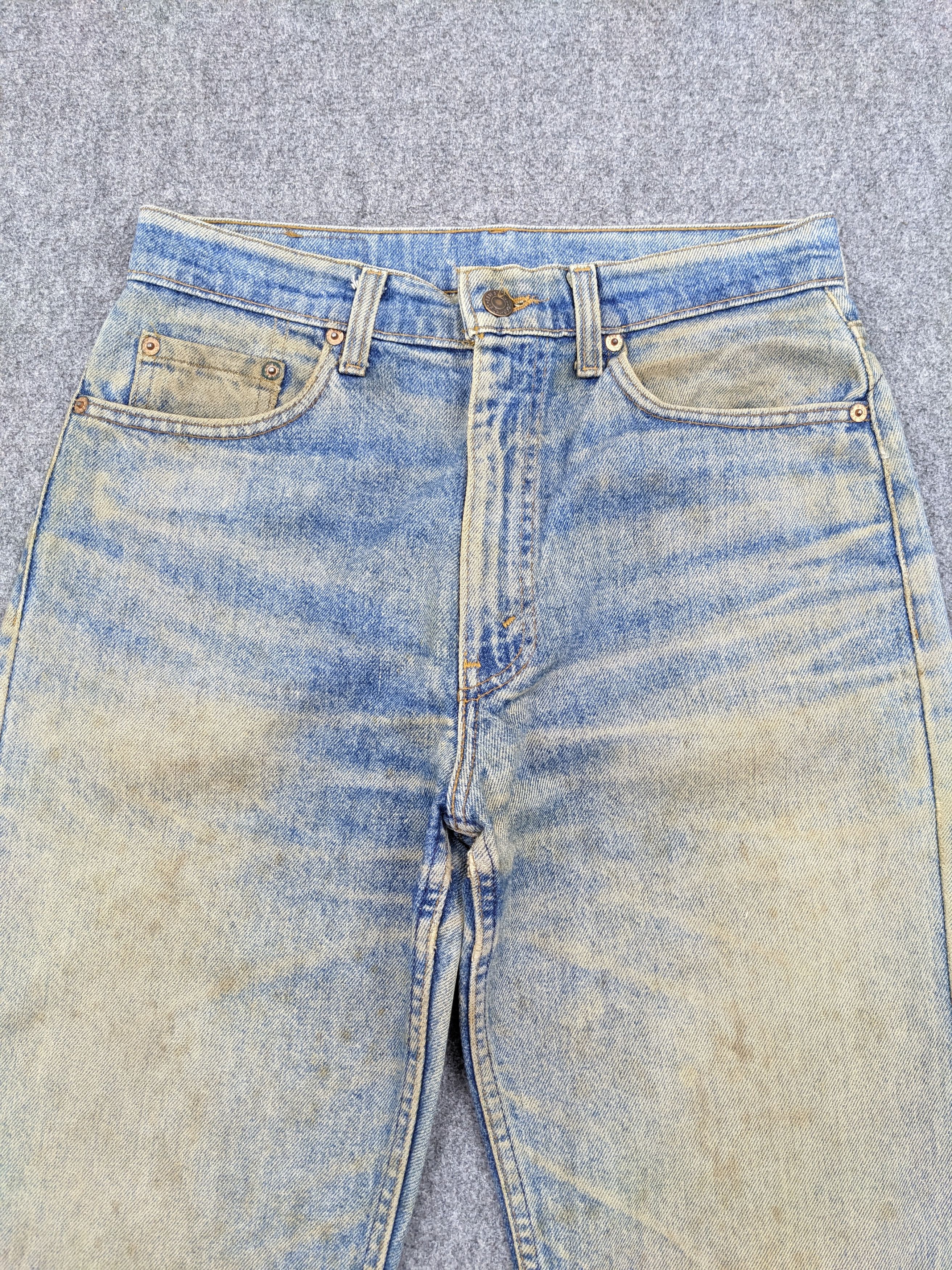 Levi's × Vintage Rusty 80s Vintage Levis 510 Faded Blue Jeans DJ0032Z Size US 29 - 2 Thumbnail