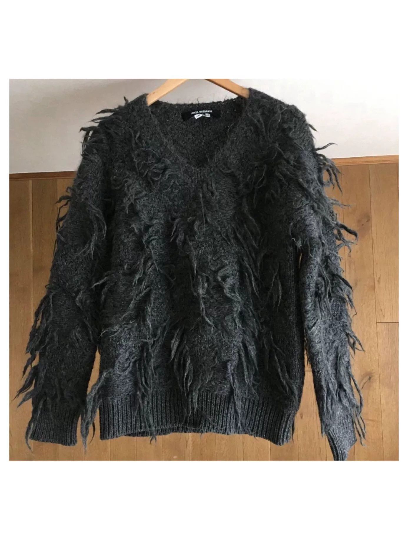 Junya Watanabe junya watanabe fringed sweater in black Size US S / EU 44-46 / 1 - 1 Thumbnail