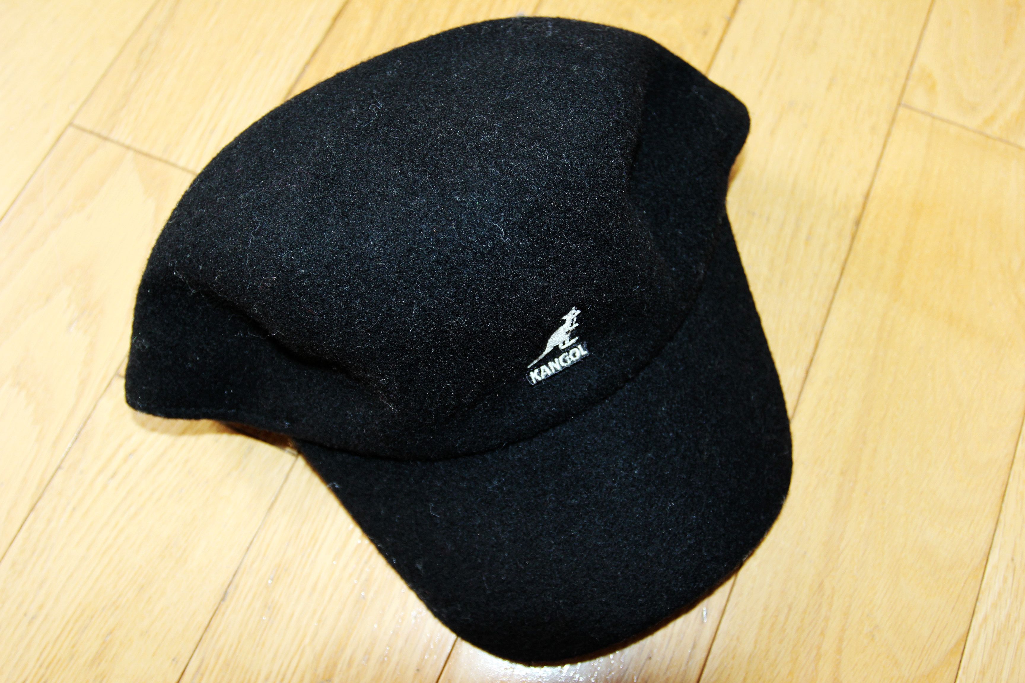 Kangol BNWT AW23 KANGOL EMBROIDERED LOGO WOOL CAP BLACK M Size ONE SIZE - 3 Thumbnail