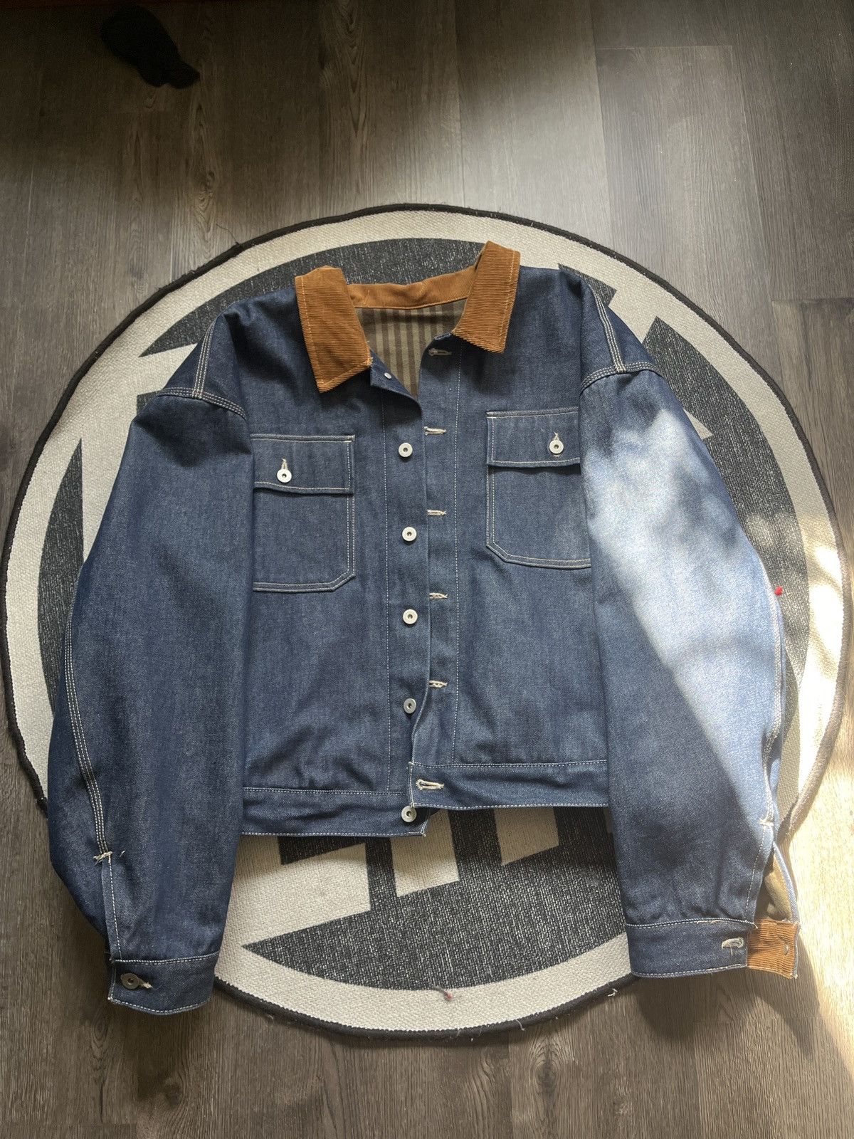 Yeezy Season 6 Sample Denim Jacket | Grailed