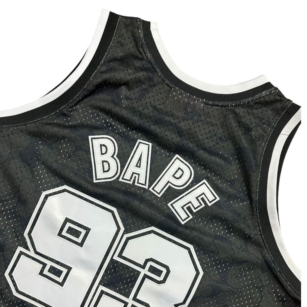 Bape XL Bape Brooklyn Nets Throwback Basketball Jersey Size US XL / EU 56 / 4 - 4 Thumbnail