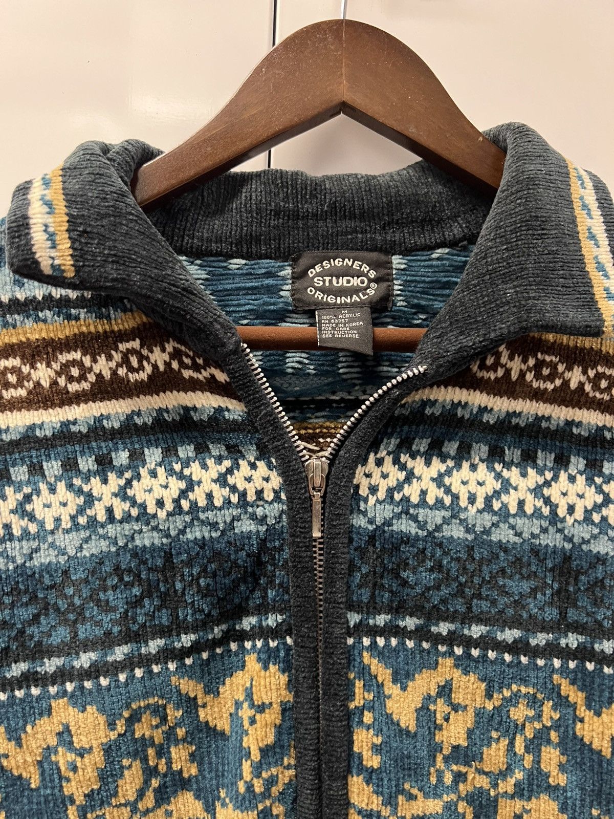 Vintage 90's 2000's Vintage Designer Studios Multi Pattern Sweater Size US M / EU 48-50 / 2 - 7 Thumbnail