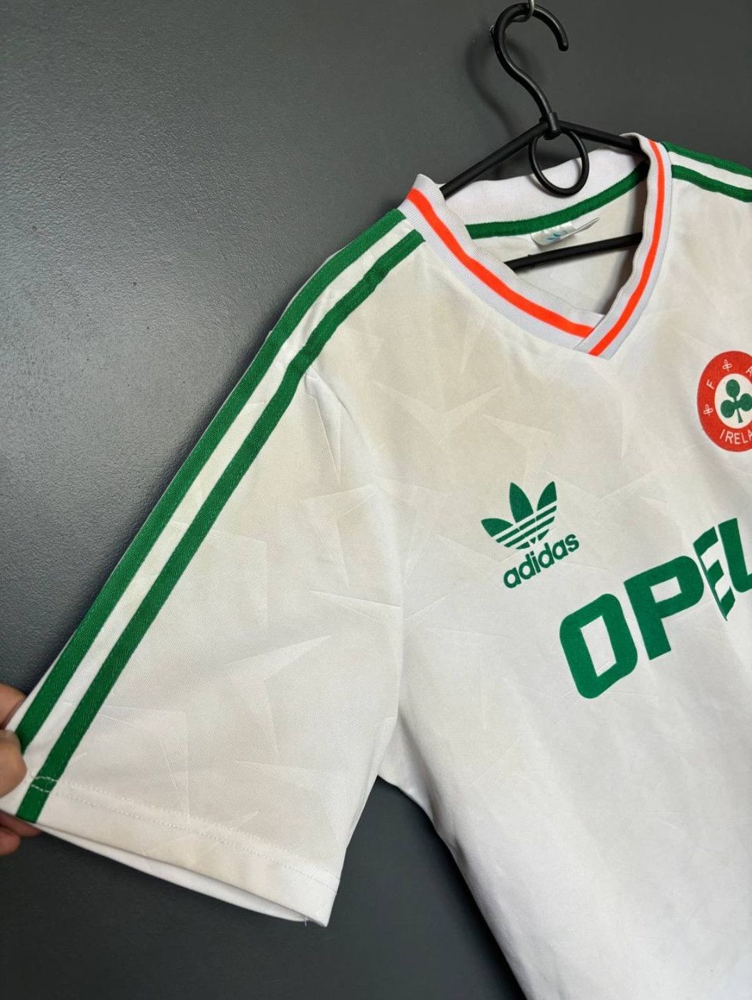 Other Ireland National Team 1990/1992 Away Football Jersey Size US L / EU 52-54 / 3 - 9 Thumbnail