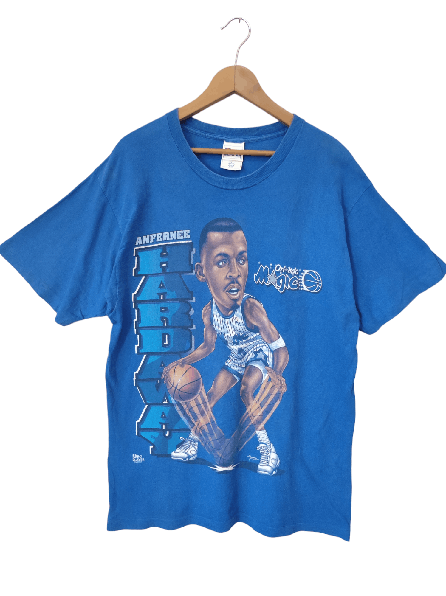 Vintage Caricature Penny Hardaway T Shirt Orlando Magic 90s