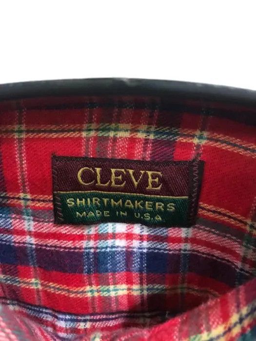 Flannel × Vintage Vintage Cleve Plaid Tartan Flannel Shirt 👕 Size US M / EU 48-50 / 2 - 3 Thumbnail