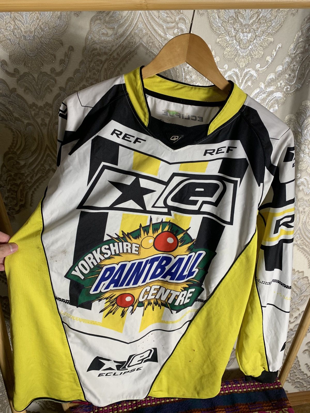NASCAR VINTAGE ECLIPSE PLAYING MOTORCYCLE JERSEY RACING RETRO 90s Size US L / EU 52-54 / 3 - 2 Thumbnail