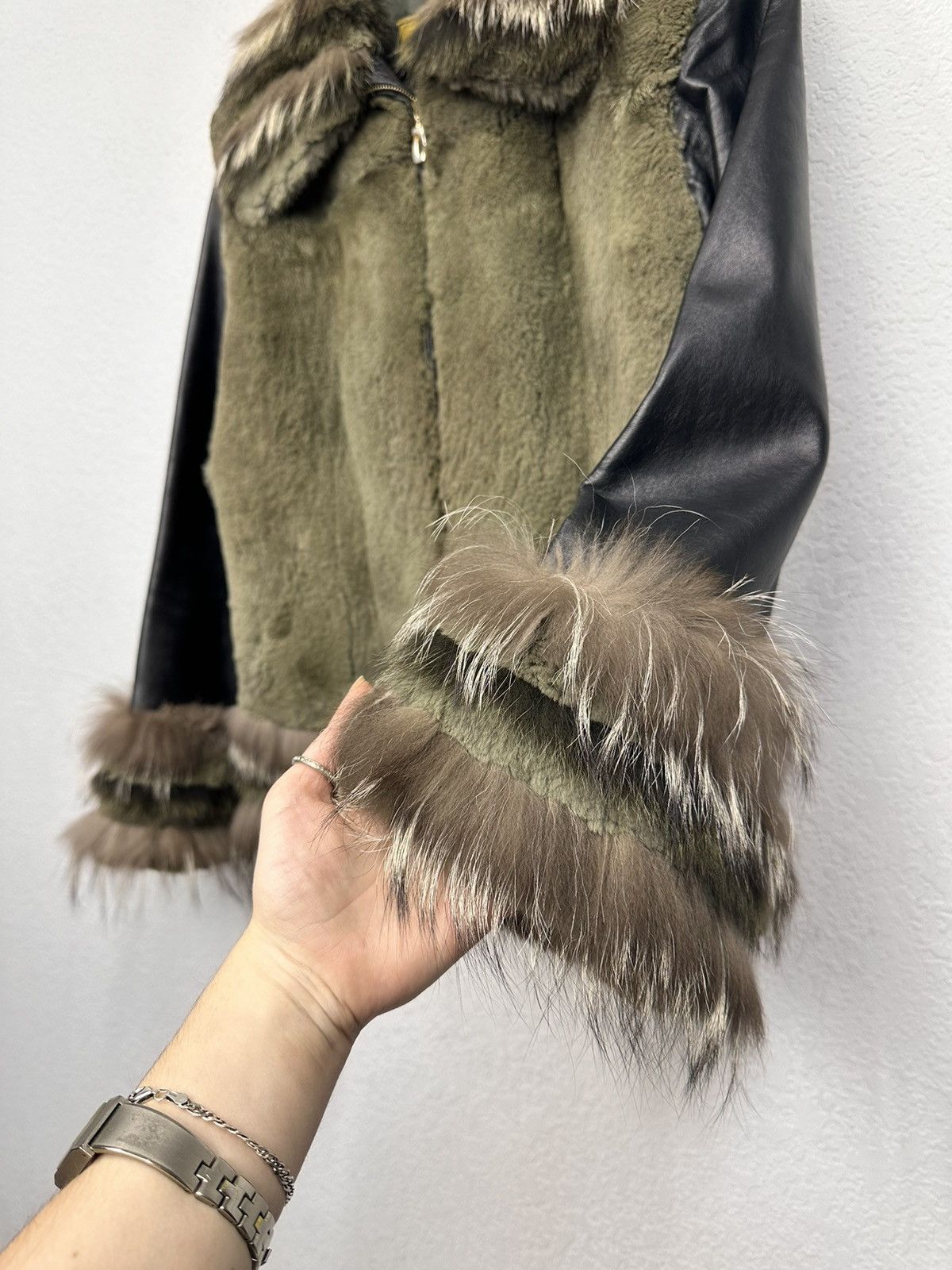 Fendi RARE FENDI JACKET FUR RABBIT IFSIXWASNINE legrandebleu JAPAN Size M / US 6-8 / IT 42-44 - 5 Thumbnail
