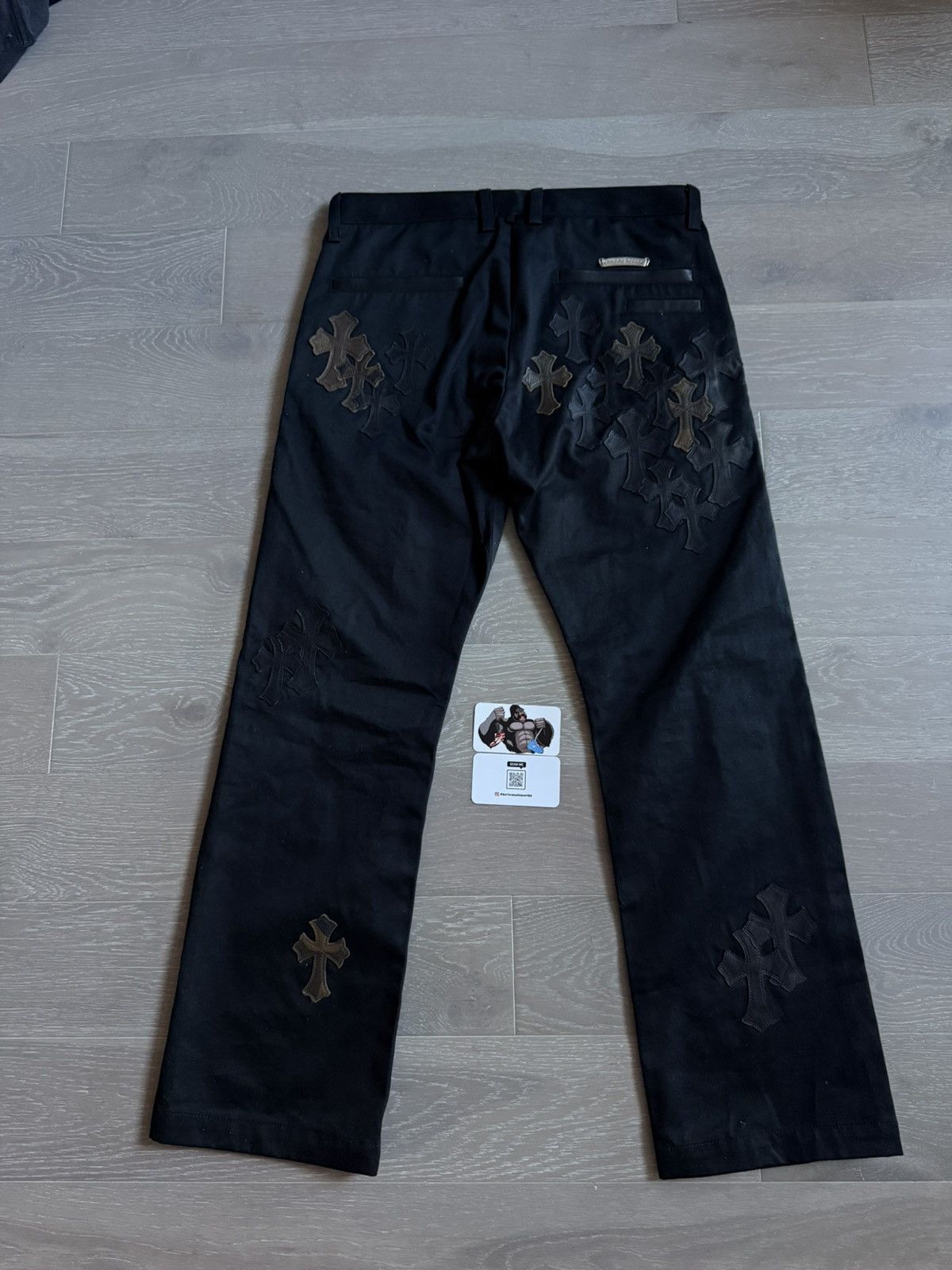 Chrome Hearts Chrome Hearts Cross Patch Chino Pants Black/Camo Size US 33 - 3 Thumbnail
