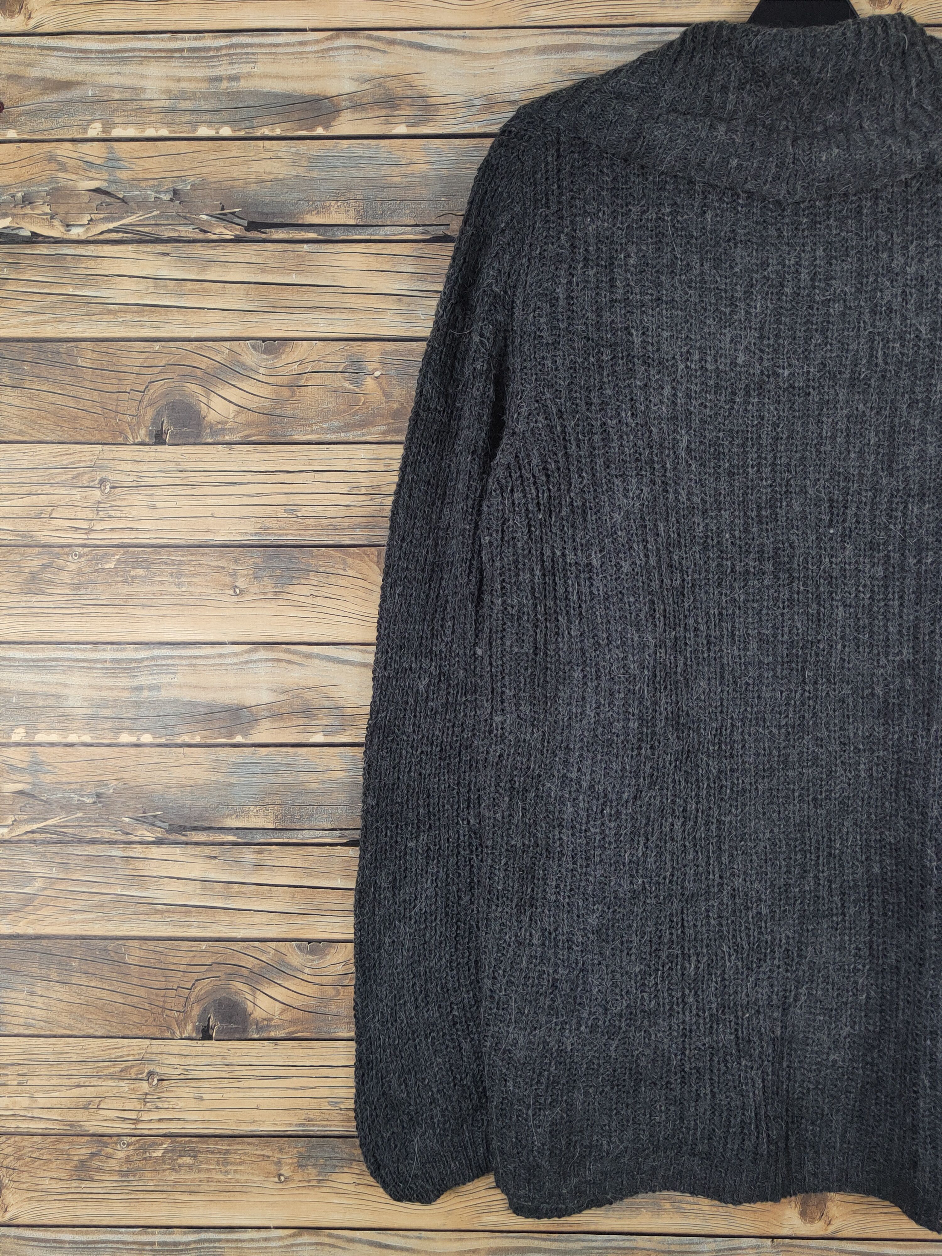 Homespun Knitwear Shoo La Rue Dark Gray Knitwear Cardigan #W1288 Size US M / EU 48-50 / 2 - 8 Thumbnail