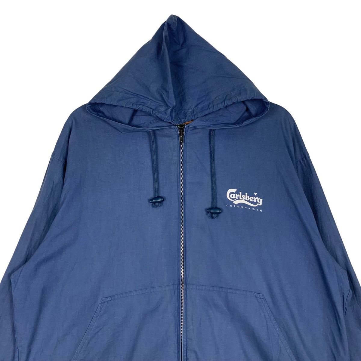 Drink Beer Save Water CARLSBERG Big Logo Hoodie Light Jacket #0547-C25 Size US L / EU 52-54 / 3 - 5 Thumbnail
