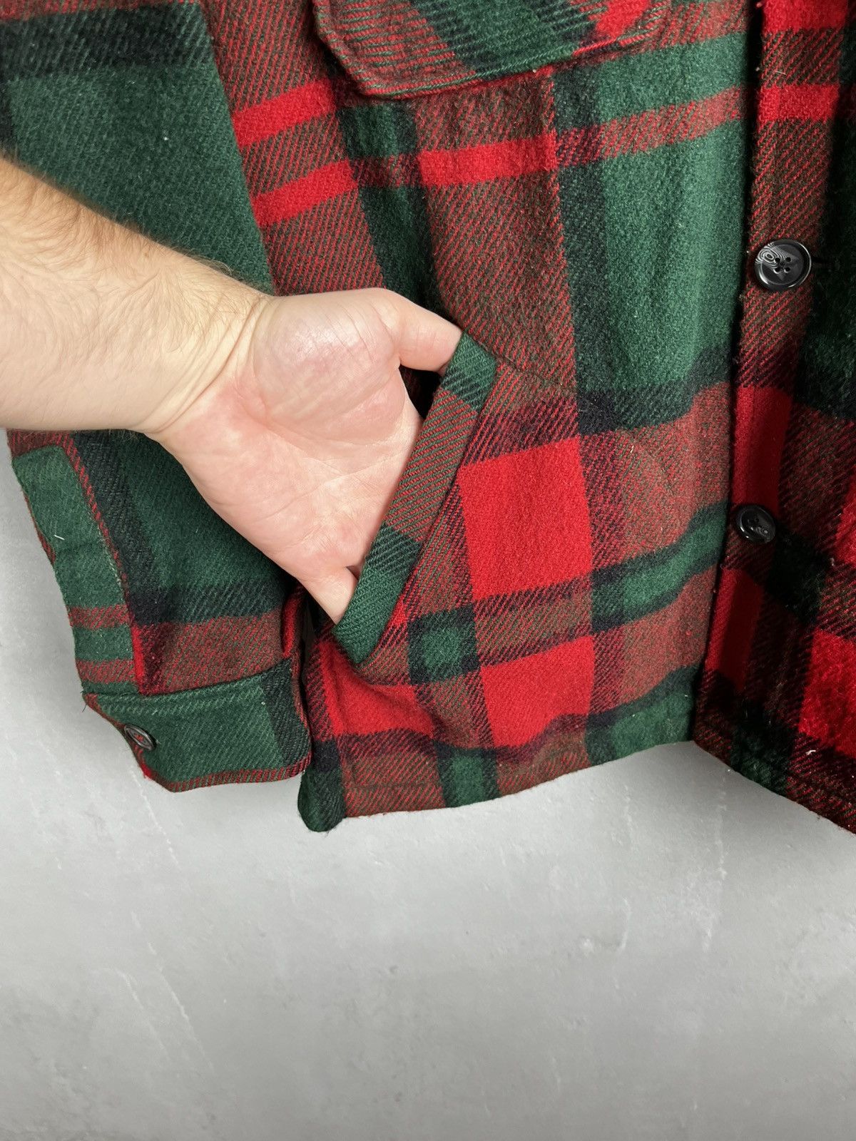 Woolrich Woolen Mills RARE Vintage Woolrich Wool Jacket Shirt Jac Shirt Shacket Size US L / EU 52-54 / 3 - 5 Thumbnail