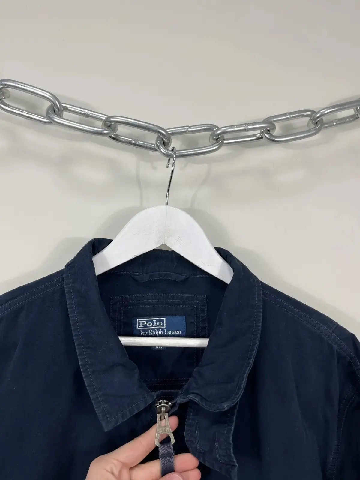 Polo Ralph Lauren × Ralph Lauren × Vintage Vintage Polo Ralph Lauren Y2K Navy Classic Luxury Jacket Size US XL / EU 56 / 4 - 4 Thumbnail