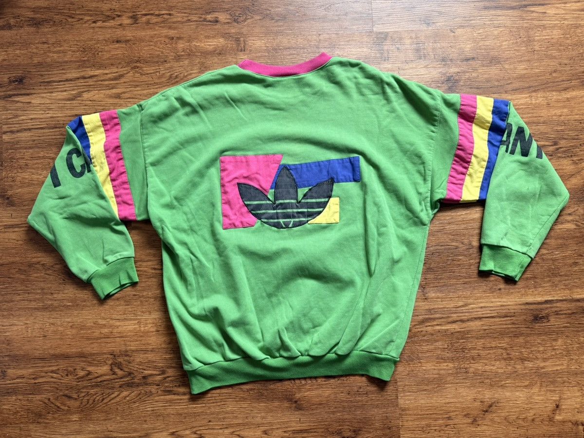 Adidas Rare Vintage Adidas I Want I Can Collector Sweatshirt 80s Size US L / EU 52-54 / 3 - 6 Thumbnail