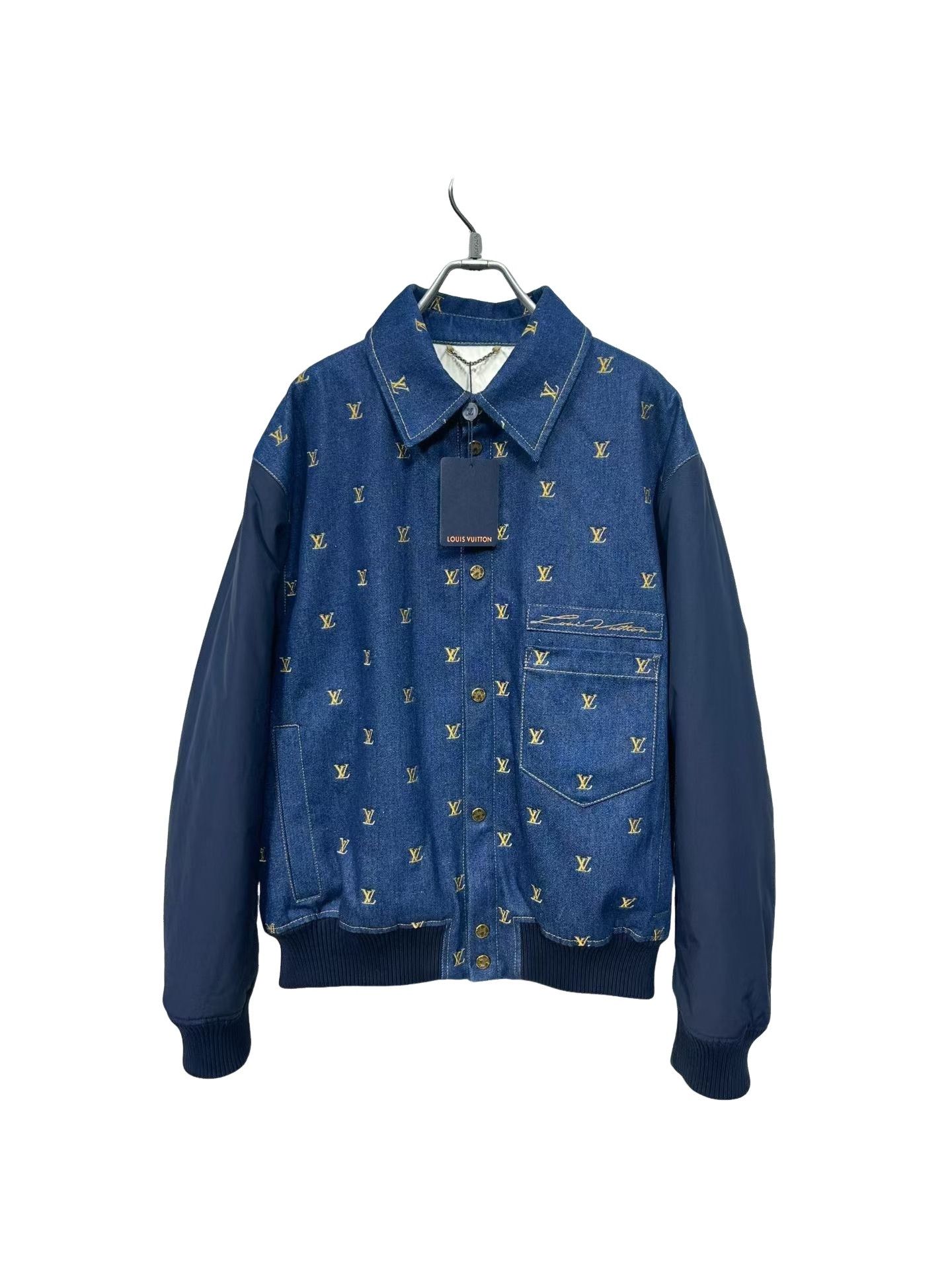 Louis Vuitton Louis Vuitton Monogram Denim Embroidery Jacket 54 Size US L / EU 52-54 / 3 - 1 Thumbnail
