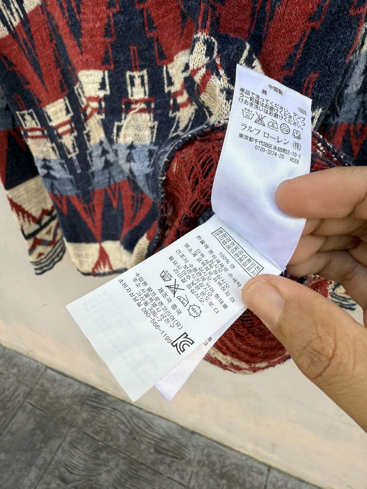 Denim & Supply Ralph Lauren Denim & Supply by Ralph Lauren Aztec Knitted Loose Collar Size S / US 4 / IT 40 - 8 Thumbnail