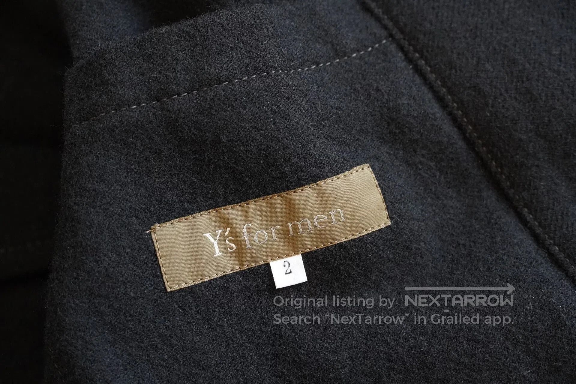 Y's for Men Yohji Yamamoto Wool Jacket for Men. Size US M / EU 48-50 / 2 - 7 Thumbnail