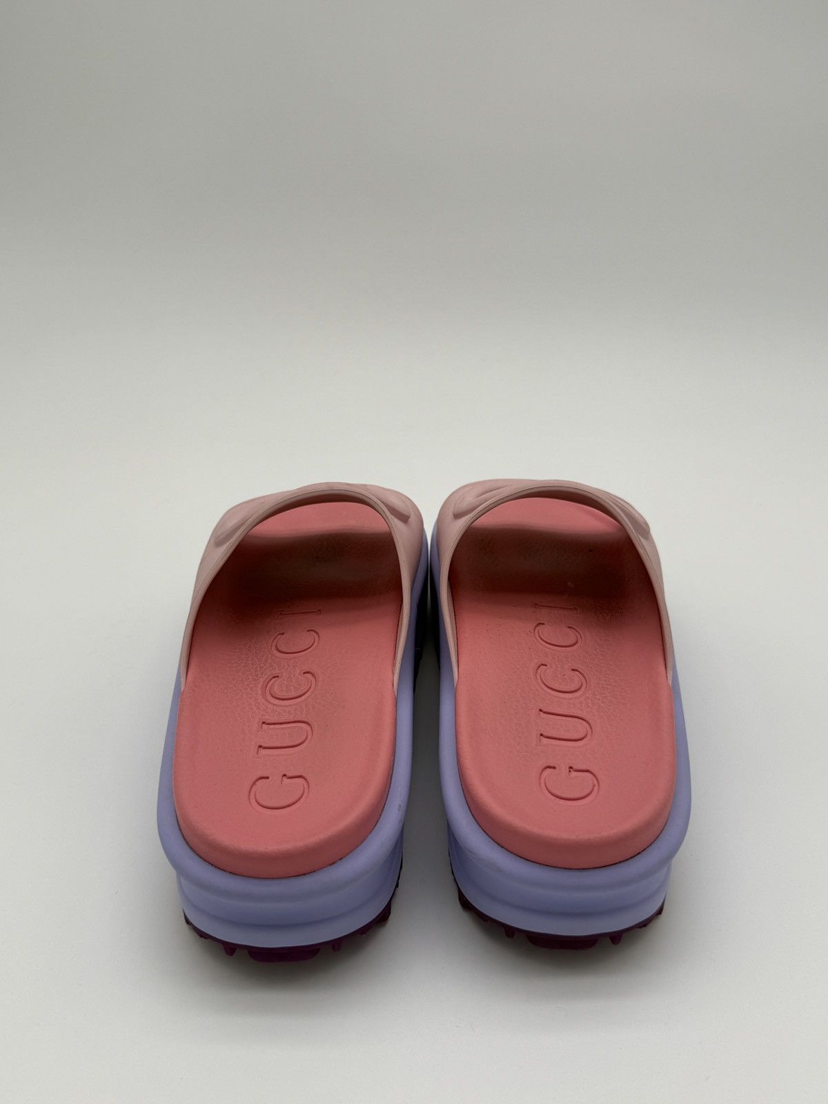 Gucci Pink Gucci Platform Slides Size US 8 / IT 38 - 3 Thumbnail